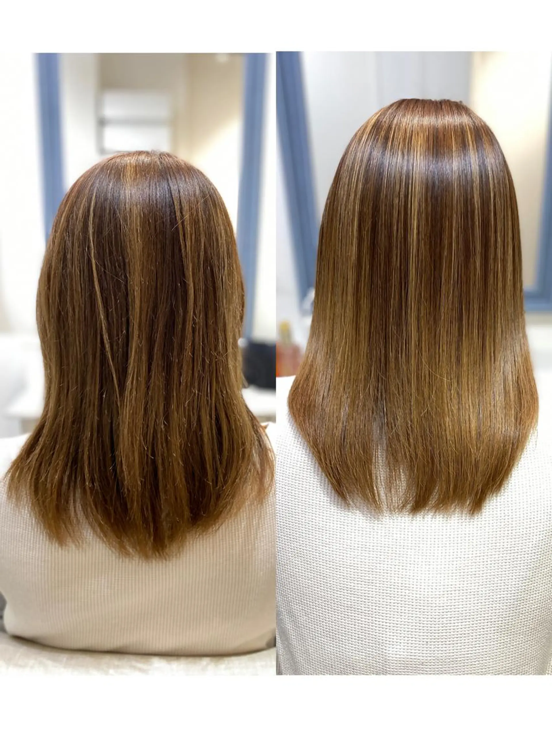 セミロング ハイライト 髪質改善 ✨髪質改善が大好評✨ 美容室lic近藤✨のヘアスタイル