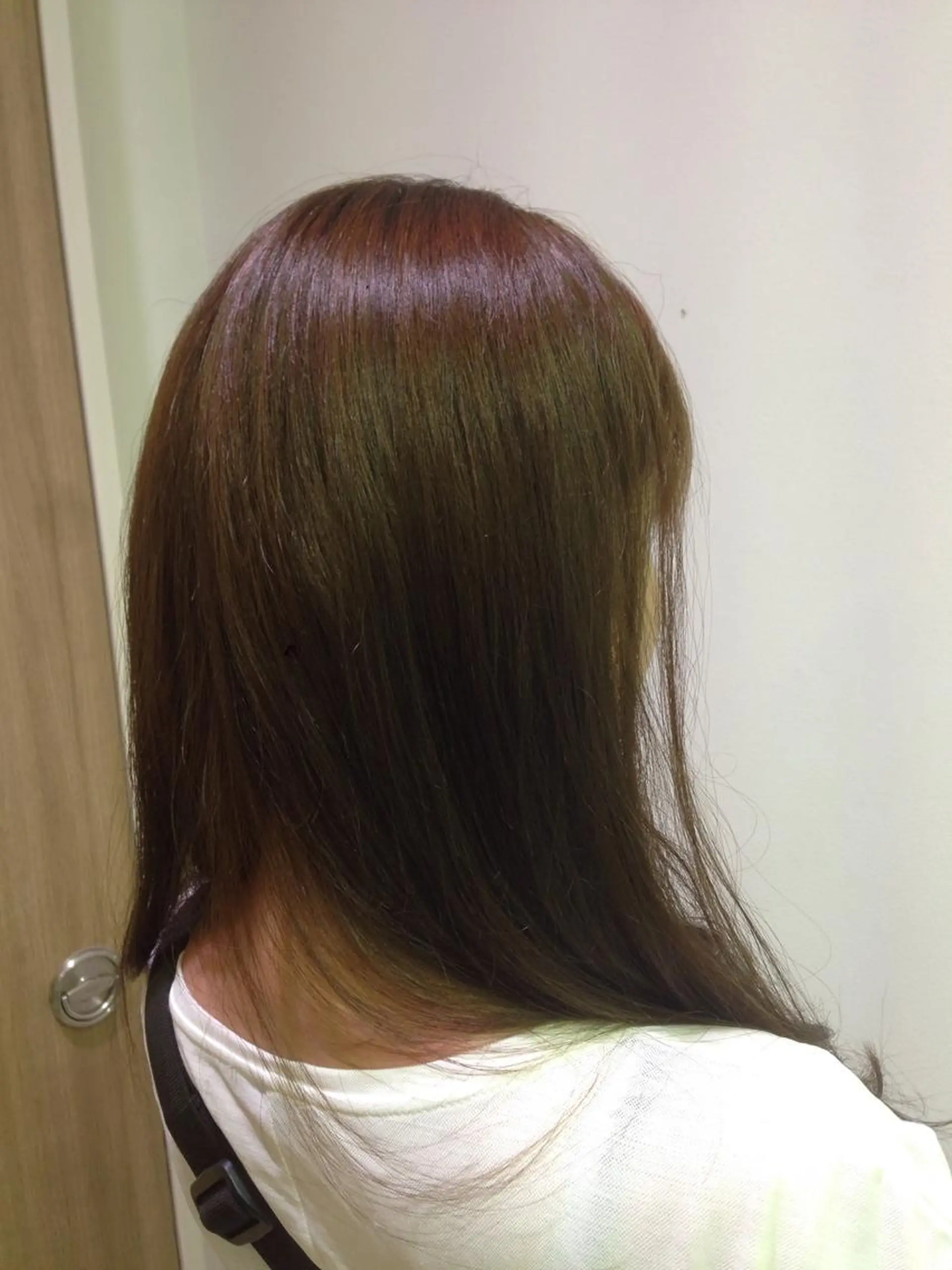 ロング カラー ブラウンカラー ラベンダーカラー 小倉 聖也のヘアスタイル