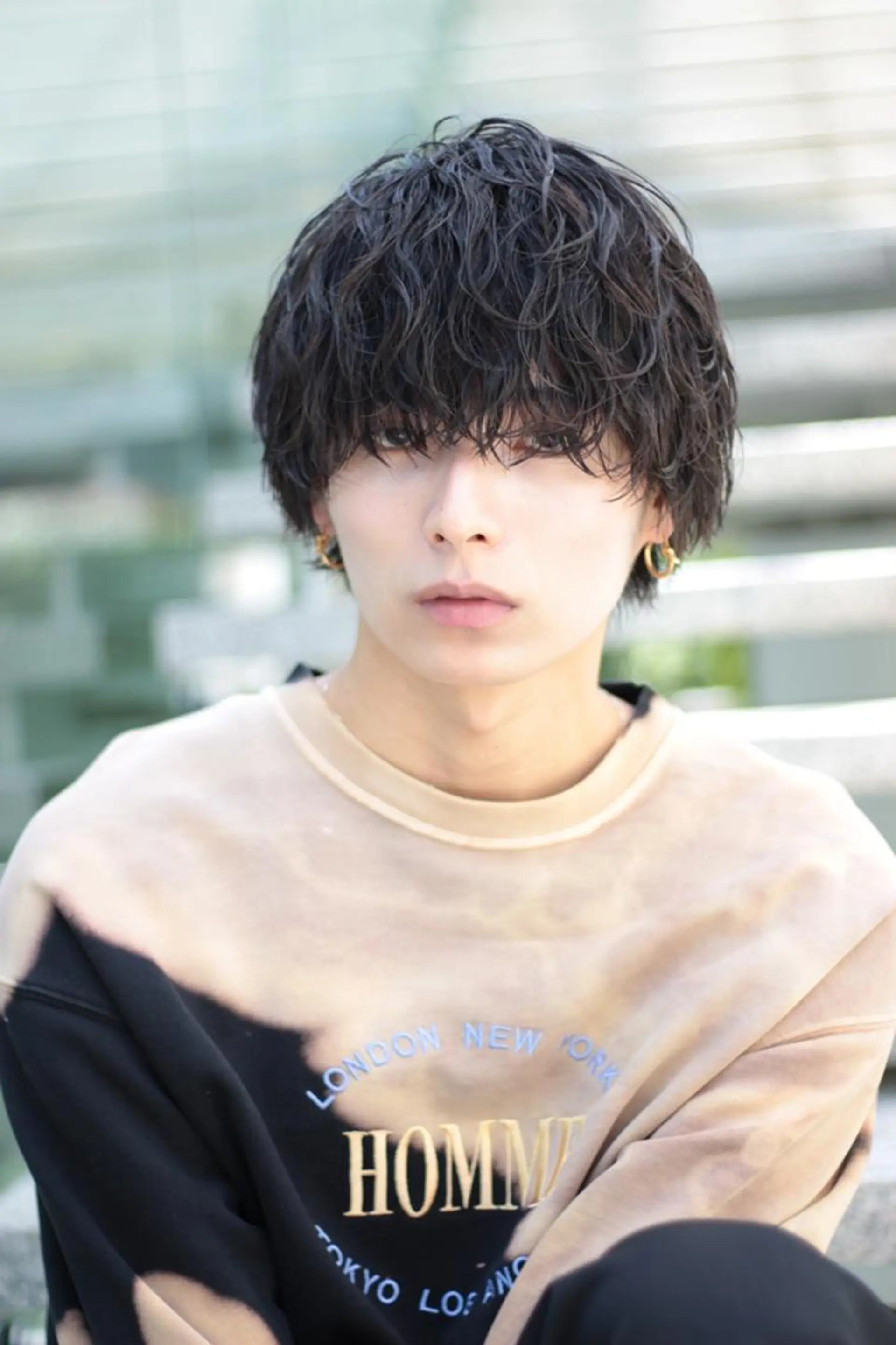 メンズ パーマ 'メンズ職人🔥 トレンドパーマ🔥のヘアスタイル