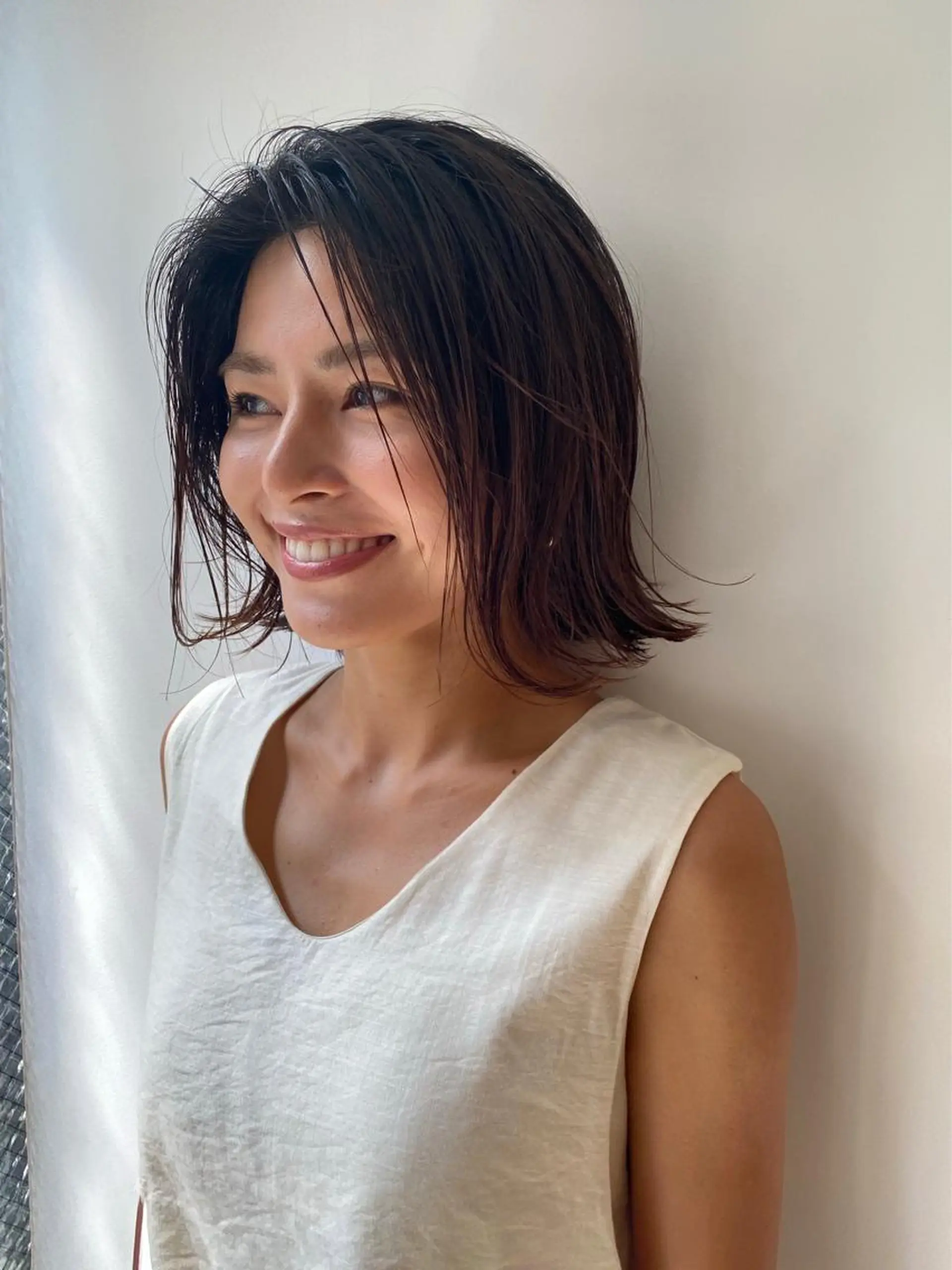 ミディアム 齋藤 巧のヘアスタイル