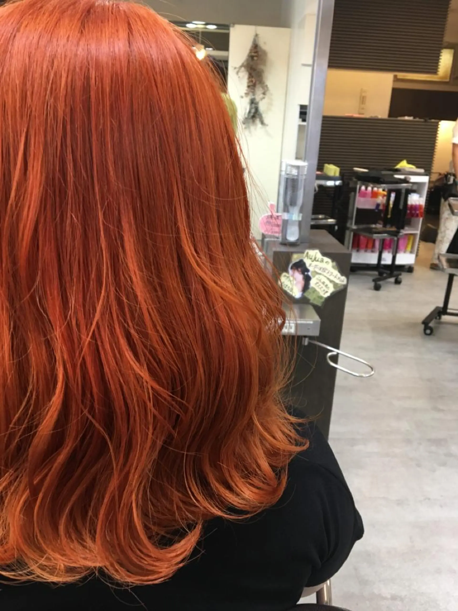 セミロング カラー 平野 優奈のヘアスタイル