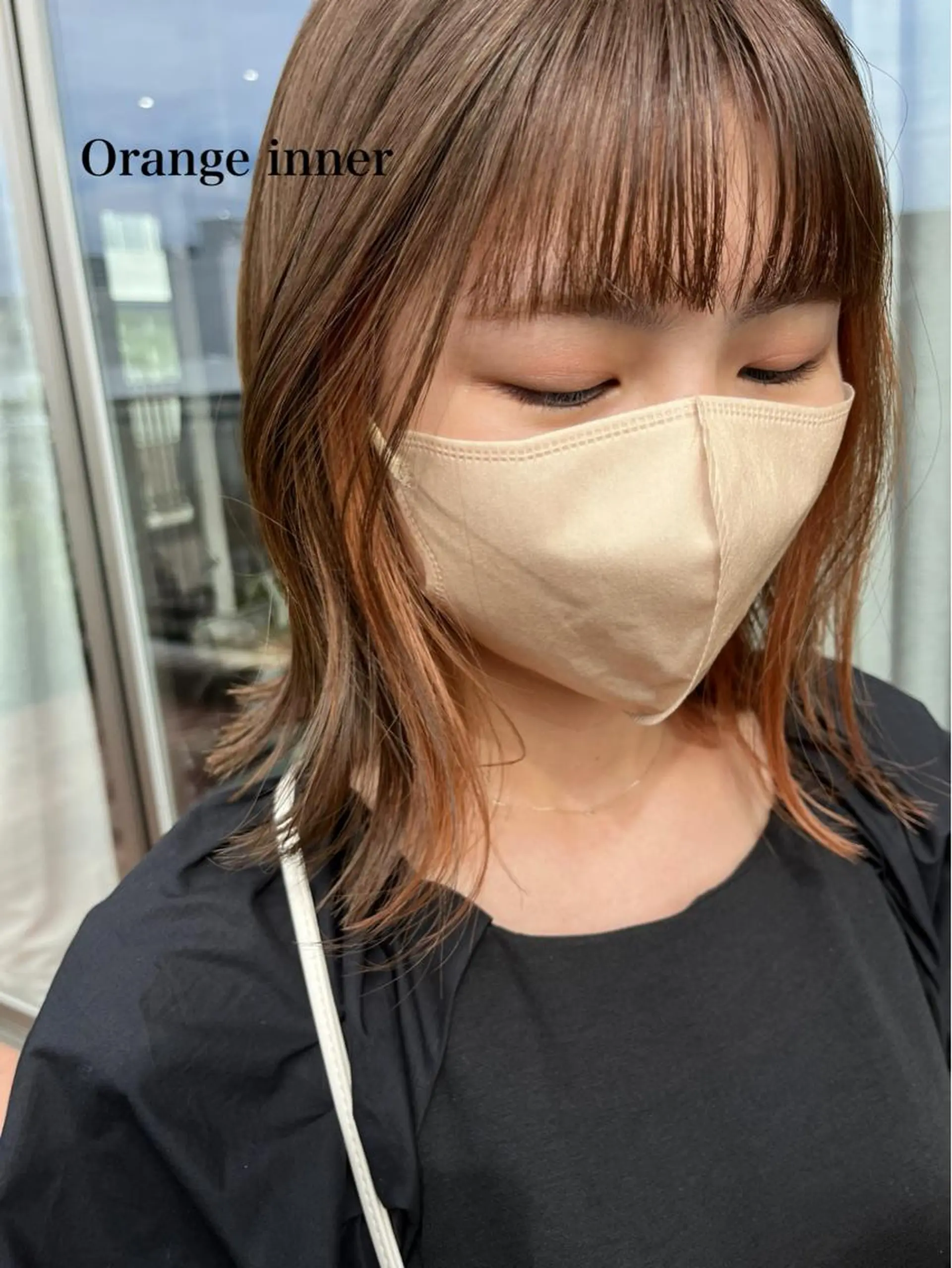 ミディアム ヘアカラー Zina 藤崎店所属・zina藤崎📛 井上美乃里のヘアスタイル