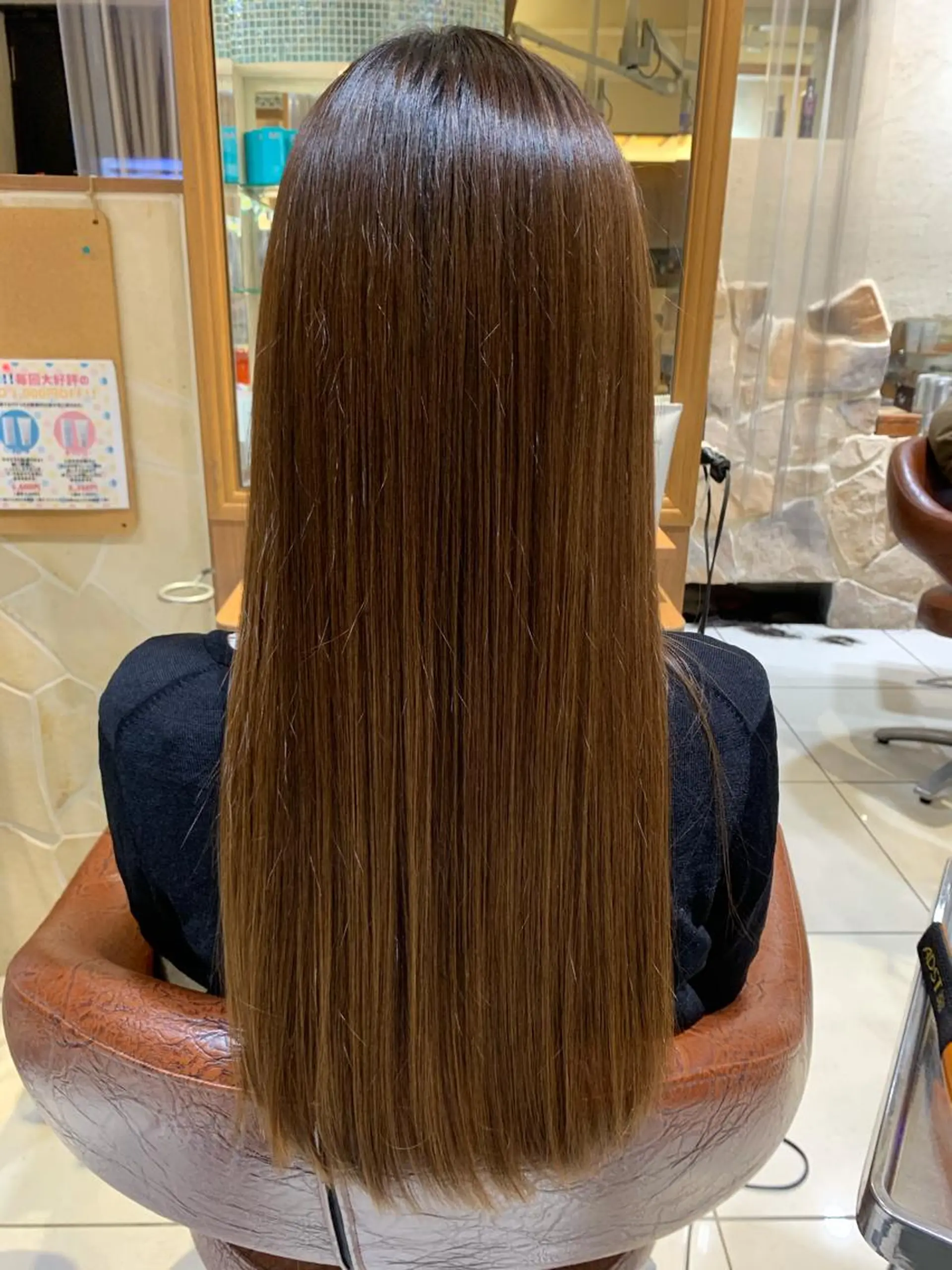 ロング 新宿メンズパーマ メンズバレイヤージュのヘアスタイル