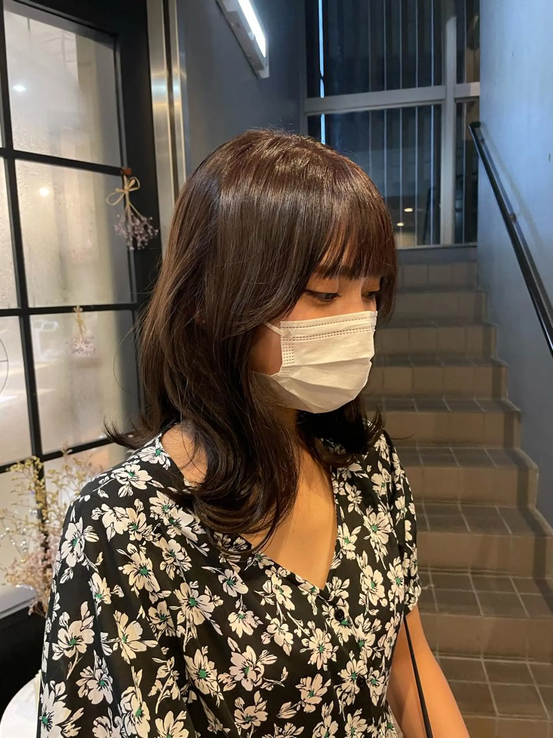 ミディアム カラー loely 💞miyuのヘアスタイル