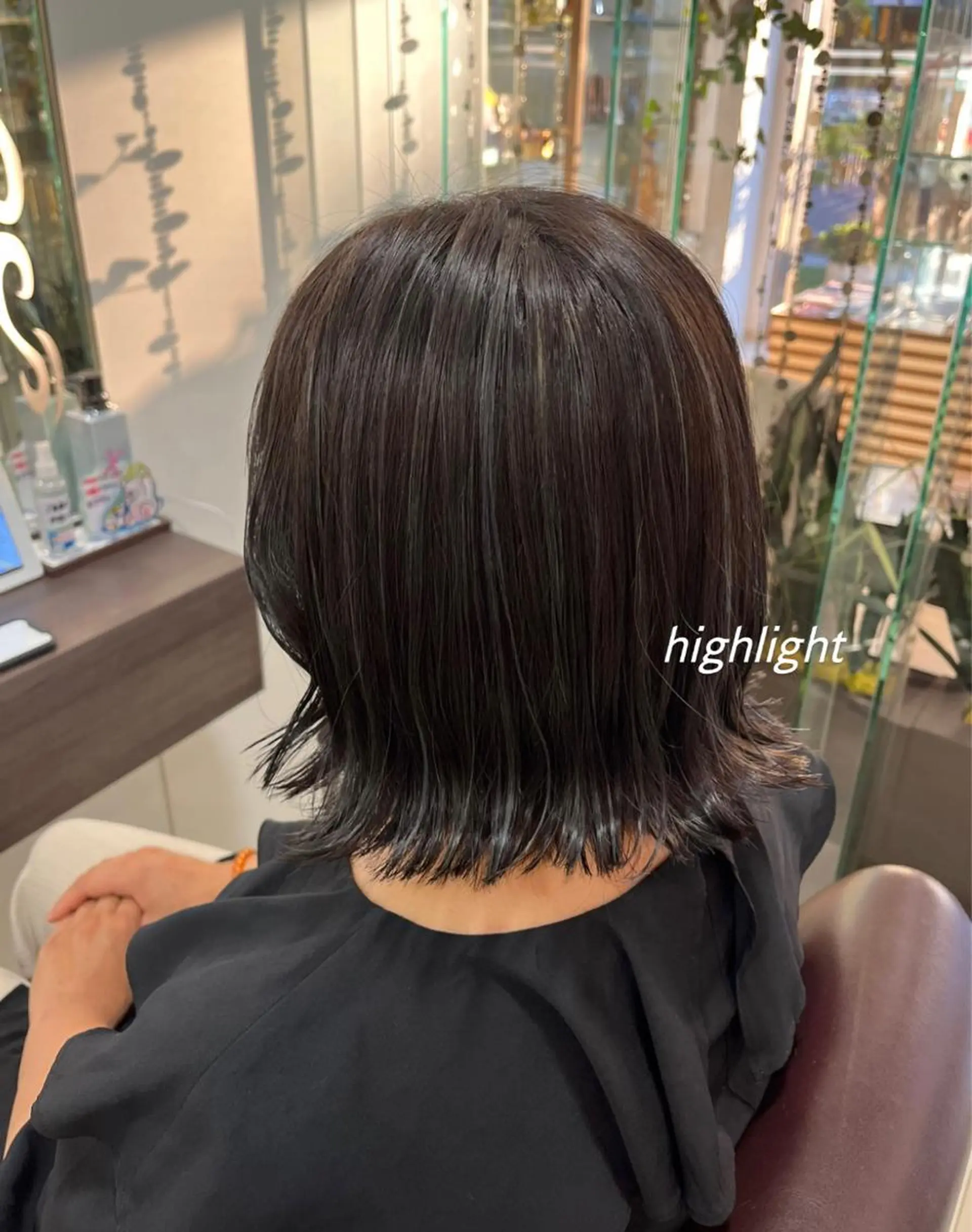 ミディアム ぷつっとボブ/ちゅる ピンク/mika☆のヘアスタイル