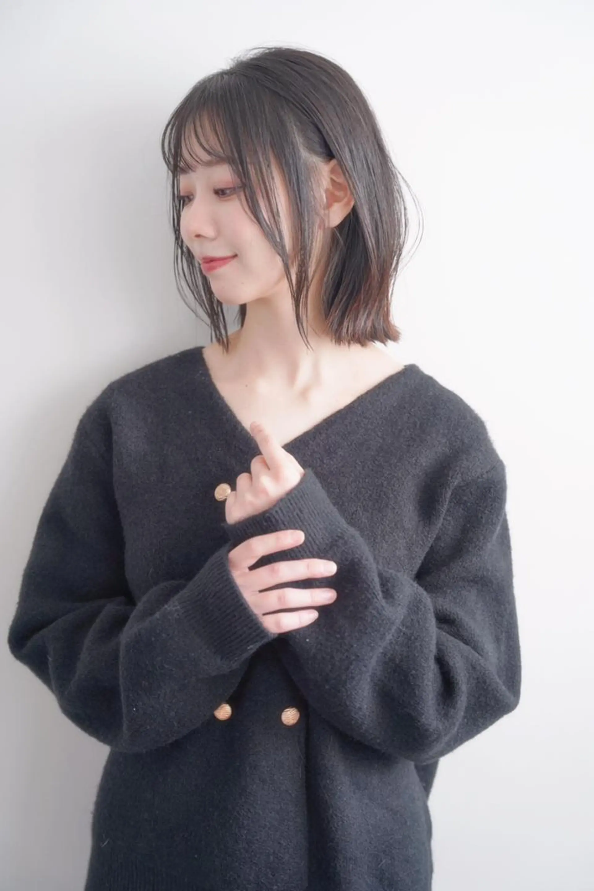 ミディアム 大石 隼也のヘアスタイル