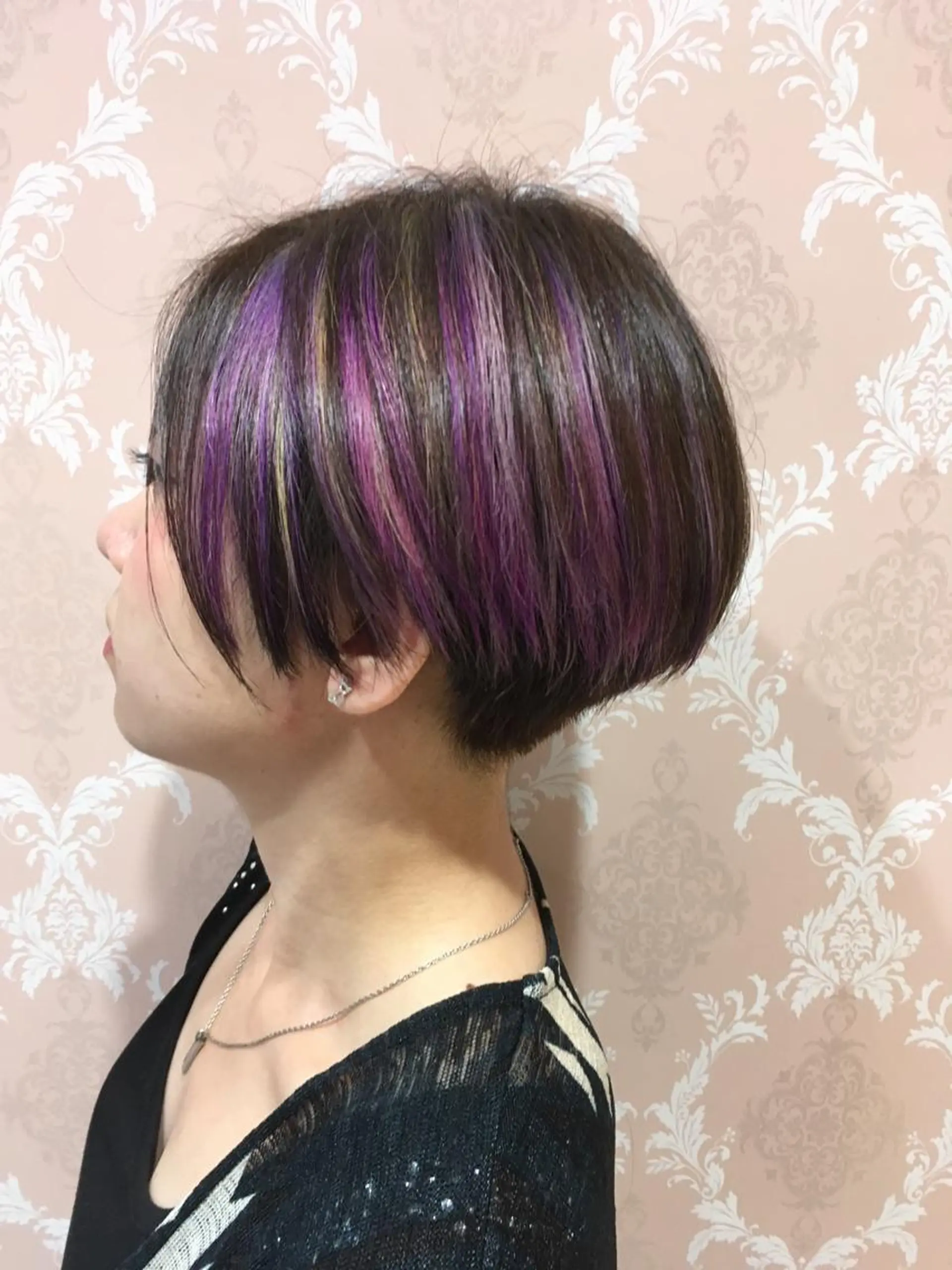 ショート ボブ ハイライト ショートヘア graxi'    グラシー所属・ブリーチ/ハイトーン SERINAのヘアスタイル