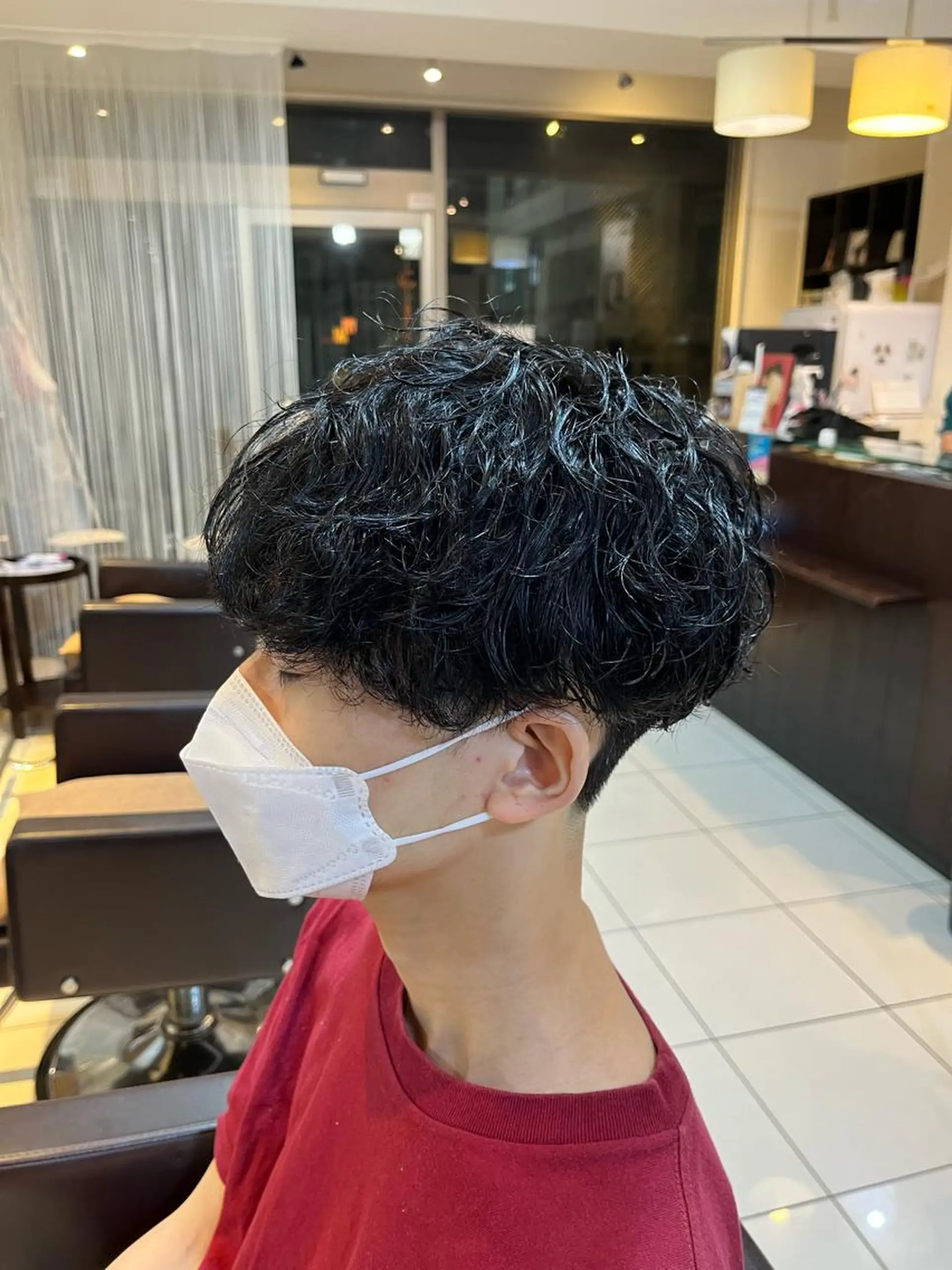 パーマ メンズ カット パーマ カ レラのヘアスタイル