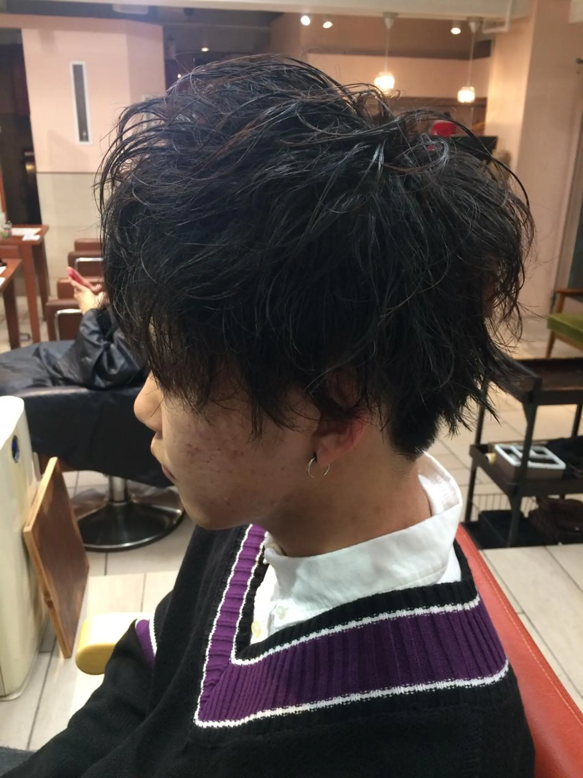 カラー パーマ ヘアアレンジ メンズ メンズパーマの巨匠 鈴木純のヘアスタイル