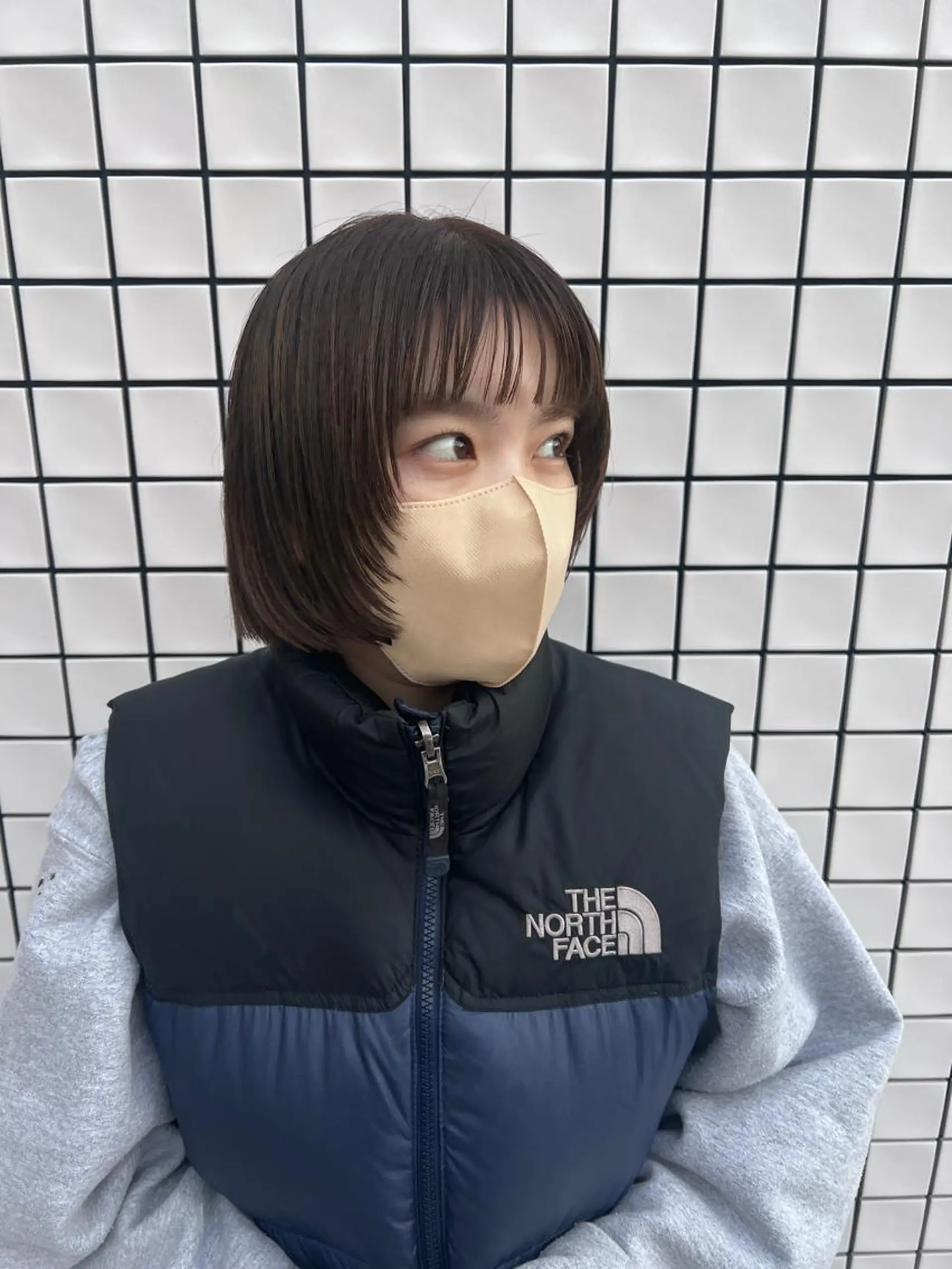 ショート 顔周りカット 丸山 史香のヘアスタイル