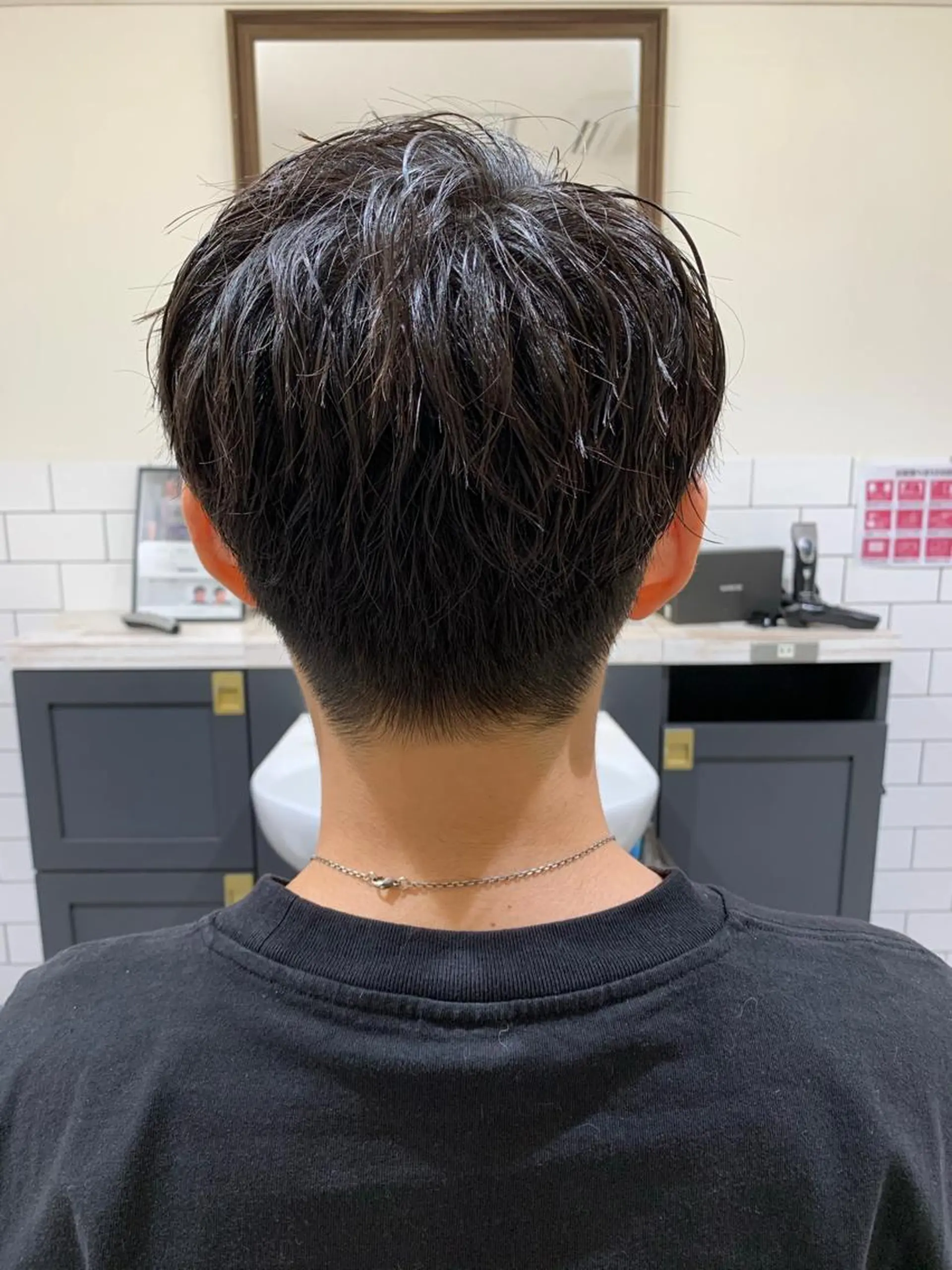 ショート パーマ メンズ 髪質改善&Spa fee南越谷2号店所属・髪質改善/南越谷/ 山岸彩夏のヘアスタイル