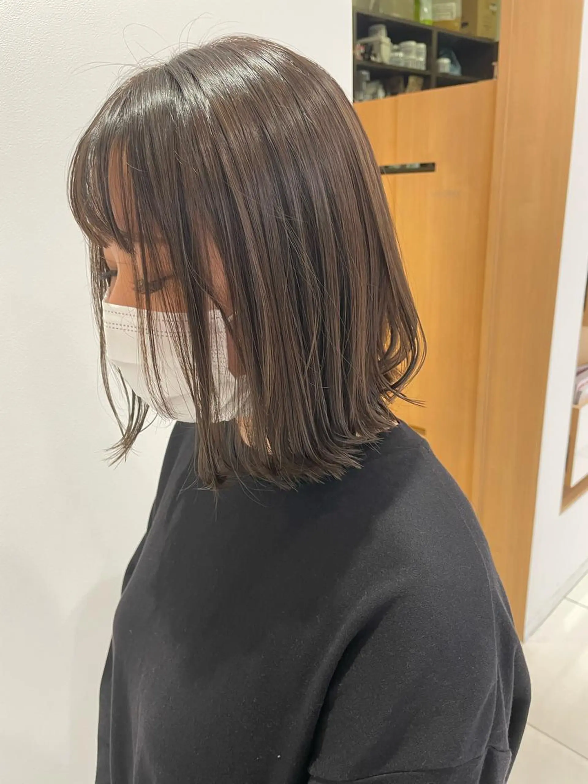 ミディアム カット ヘアカラー トリートメント 🪴酒井 可南子🪴のヘアスタイル