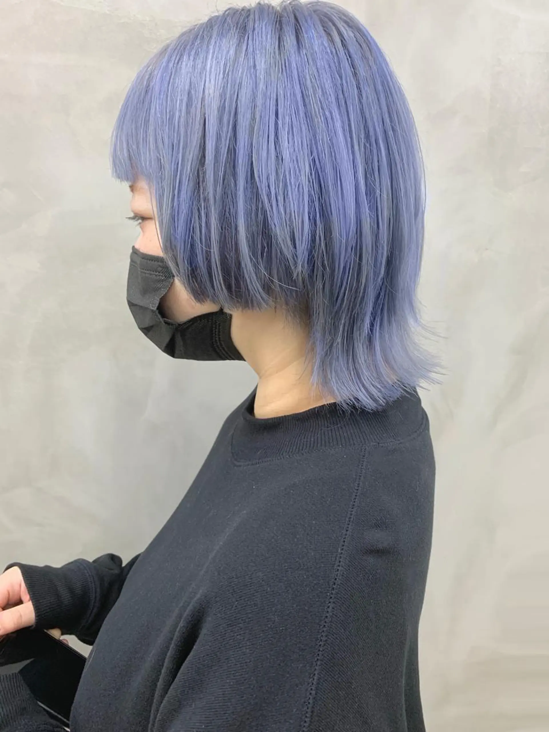 ミディアム カラー ブームボックス所属・🐝ハイトーンカラー hachi🐝のヘアスタイル