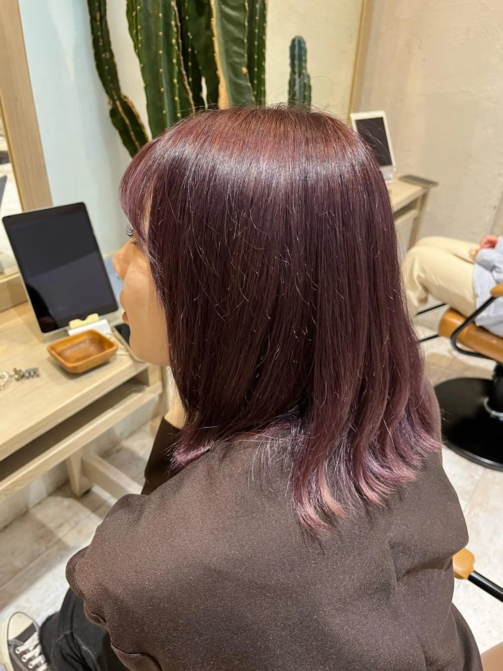 カラー 🩷ྀི暖色カラー 🫧ྀིススマゴチヨのヘアスタイル