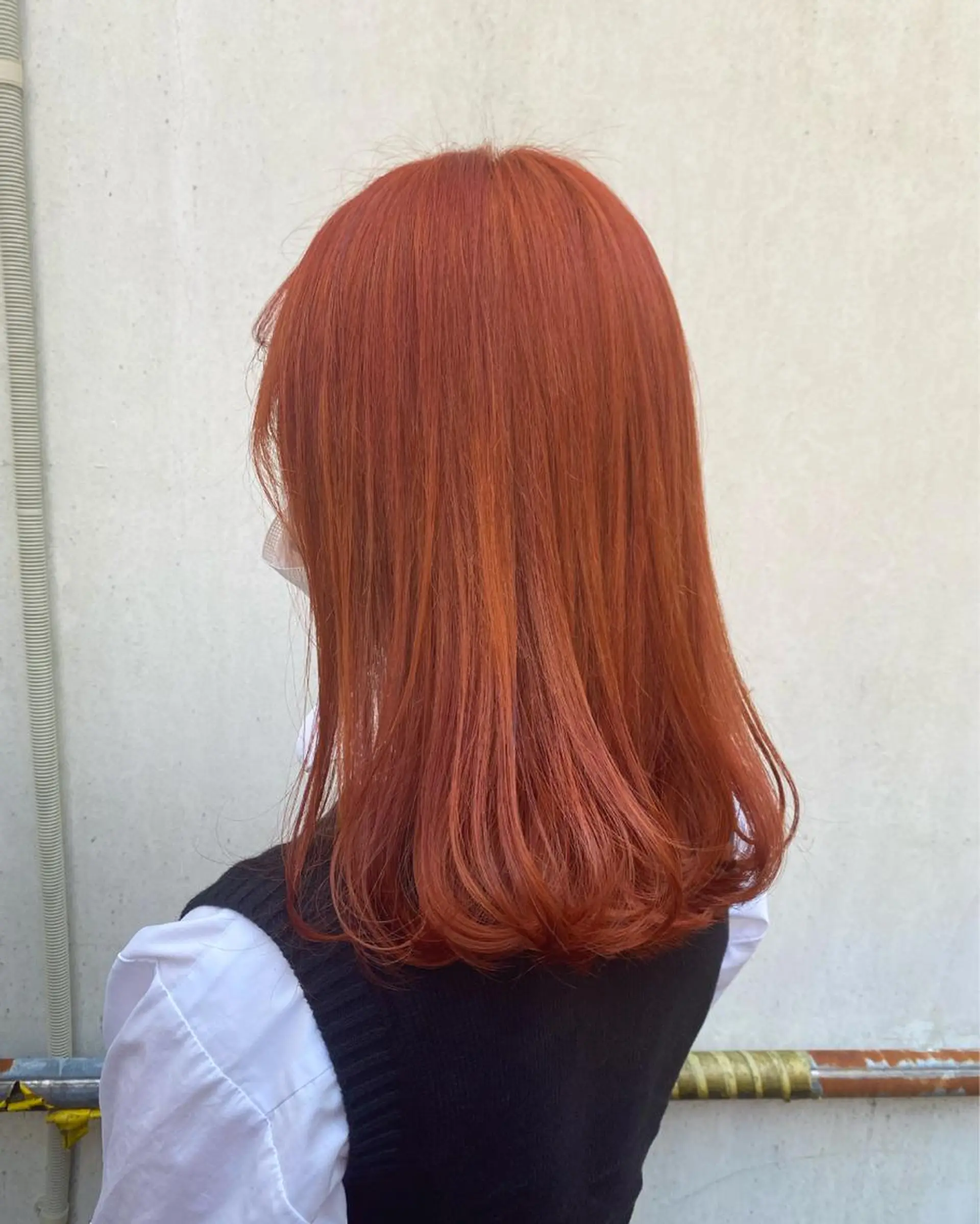 セミロング カラー ヘアアレンジ オレンジ enurk店 🍋 丸谷みく♥のその他イメージ