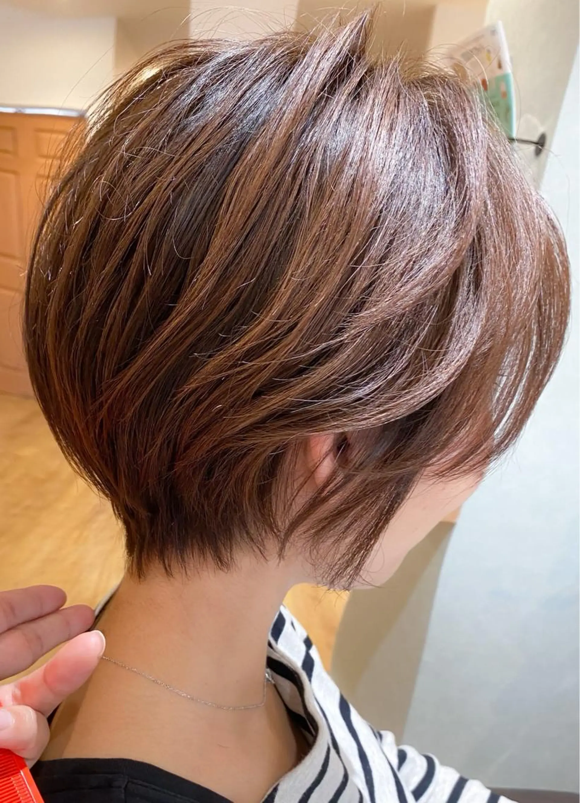 ショート カラー ショートヘア 柳 雄輝のヘアスタイル