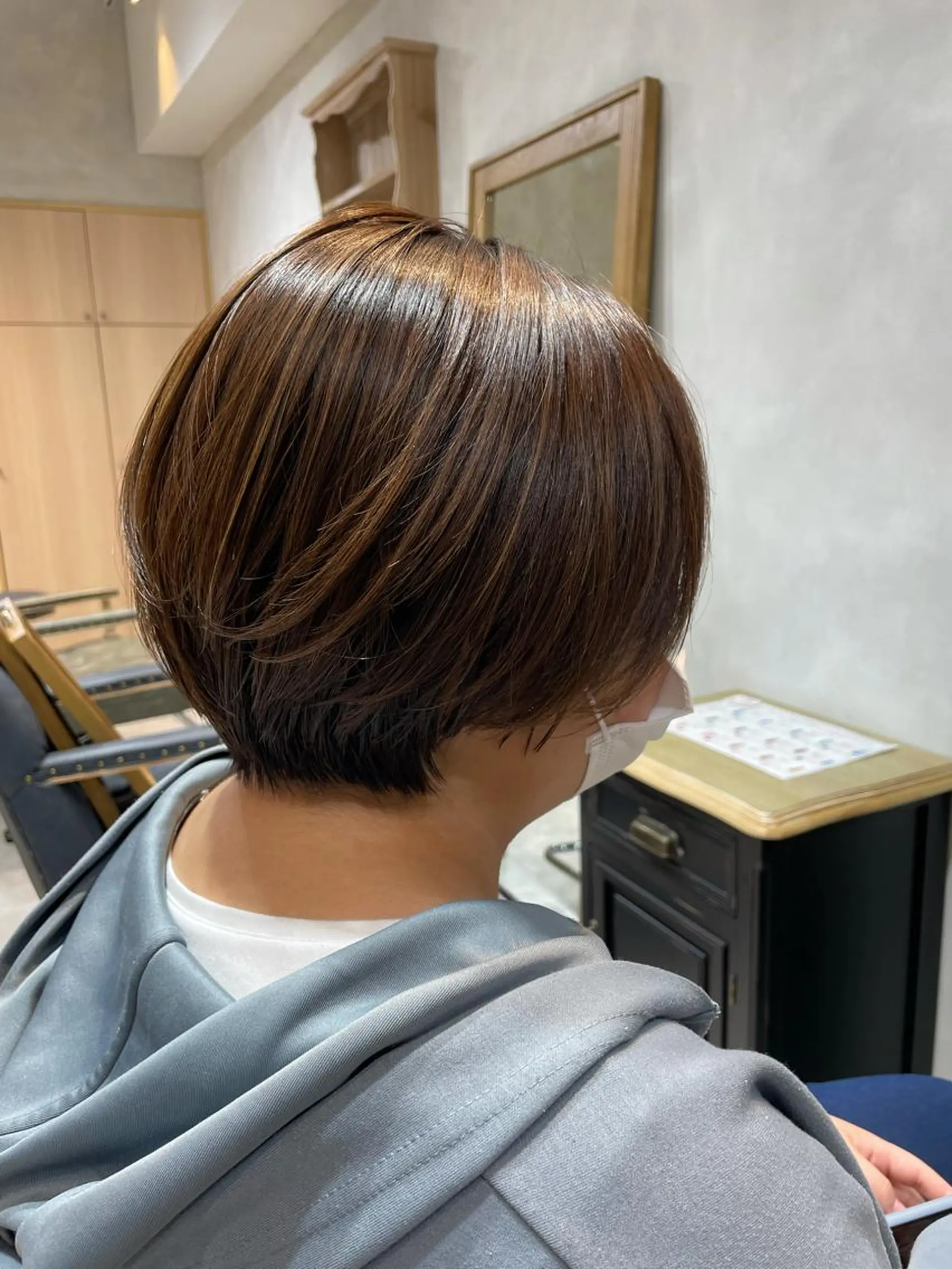 ショート カラー ショートボブ ボブ ショートヘア 若林 良のヘアスタイル