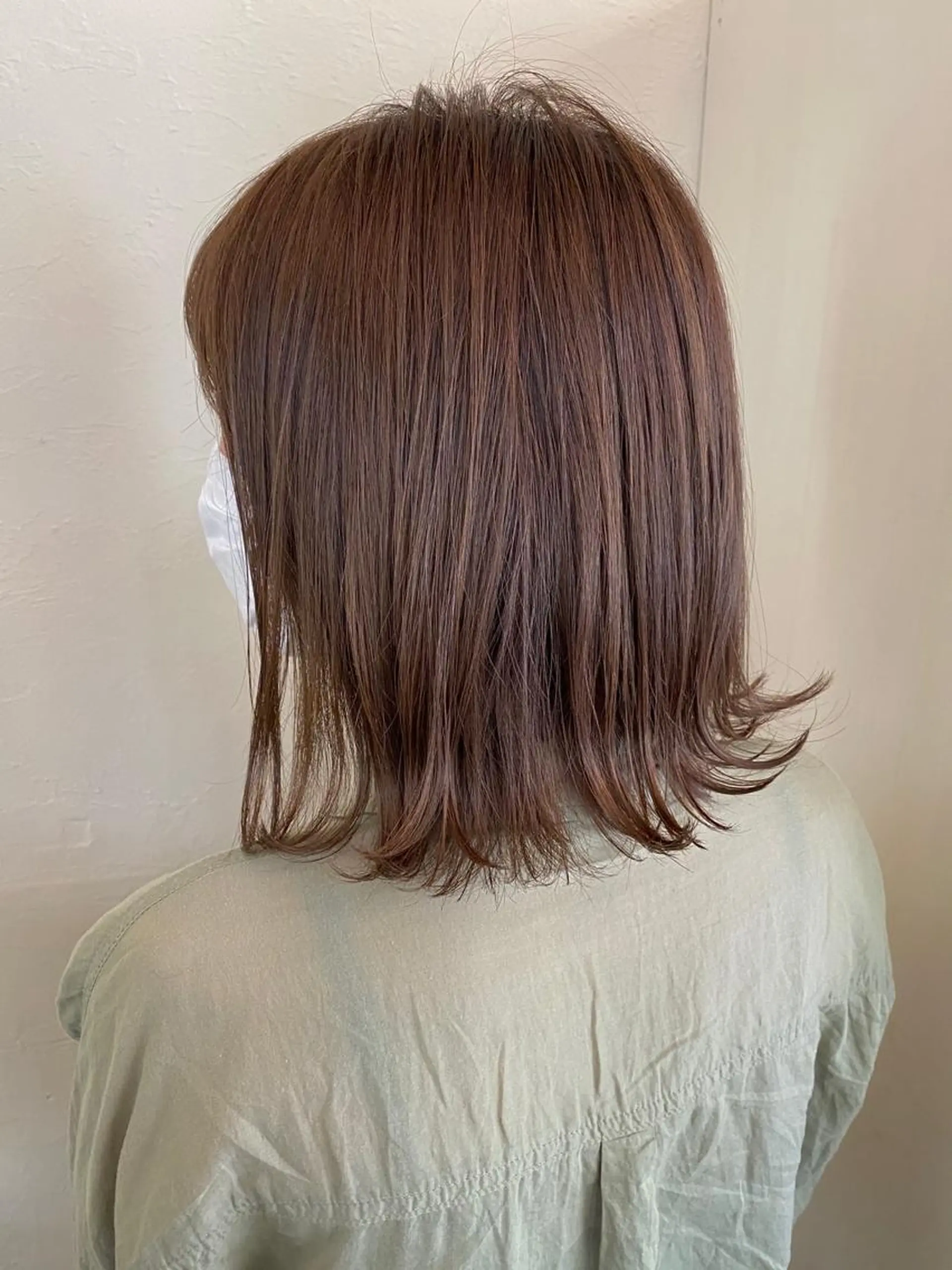 ミディアム カラー アッシュ ラベンダーカラー ラベンダーアッシュ カット ヘアカラー トリートメント ENIF ヤマグチアツコのヘアスタイル