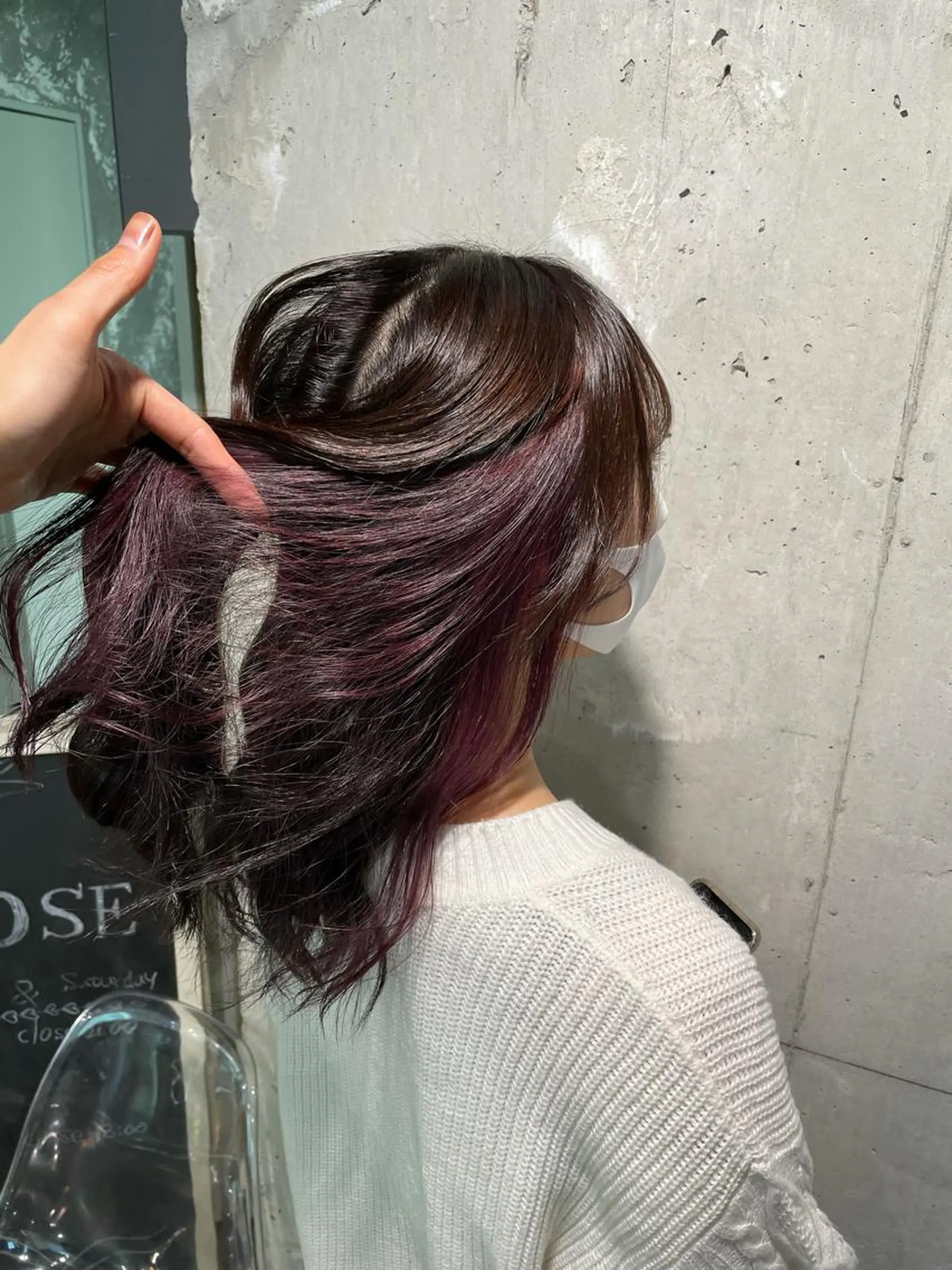 セミロング カラー ベージュカラー💖 やすひろのヘアスタイル