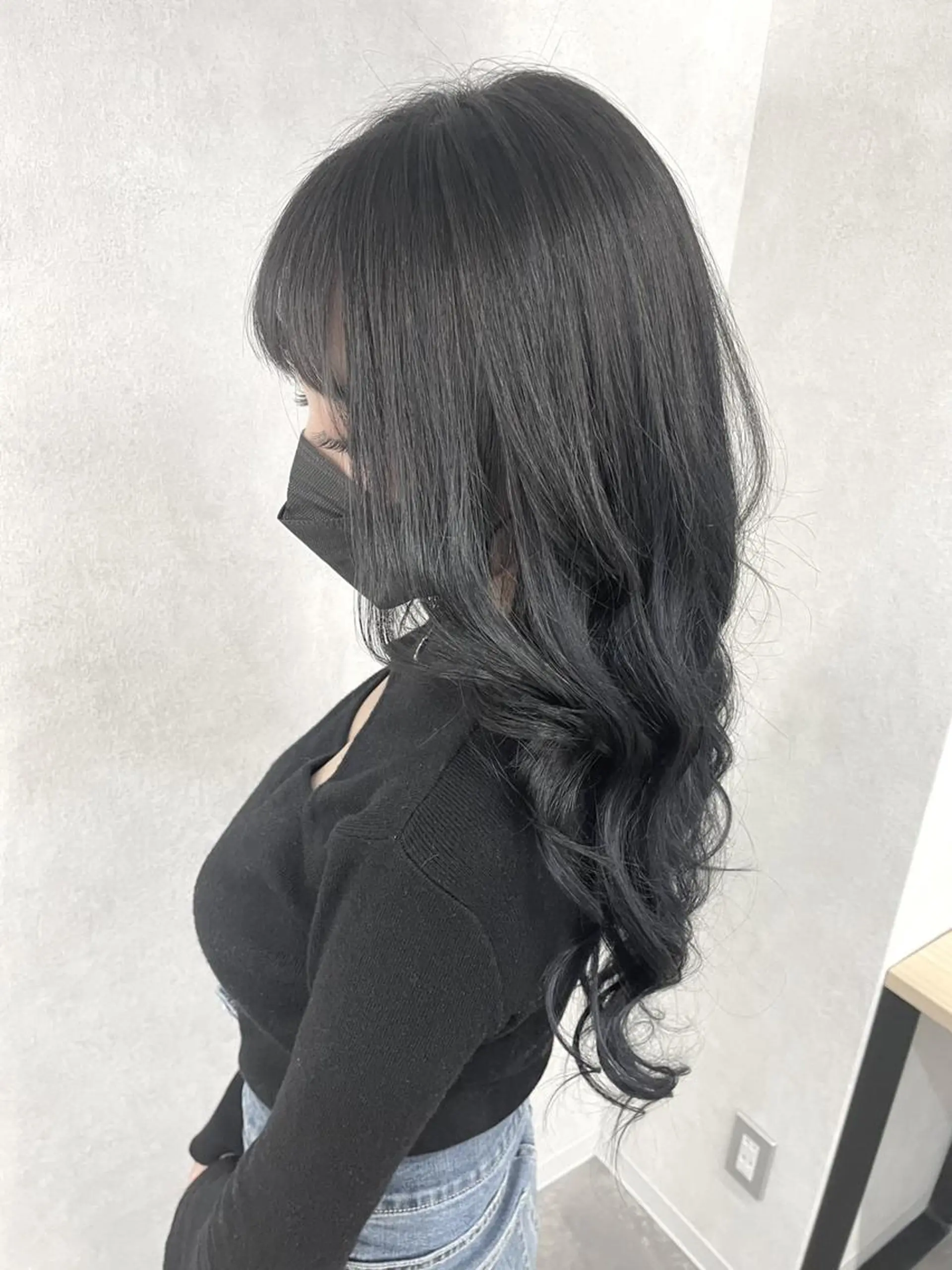 ロング ヘアアレンジ パーマ カラー エクステ ハイトーン カラーのヘアスタイル