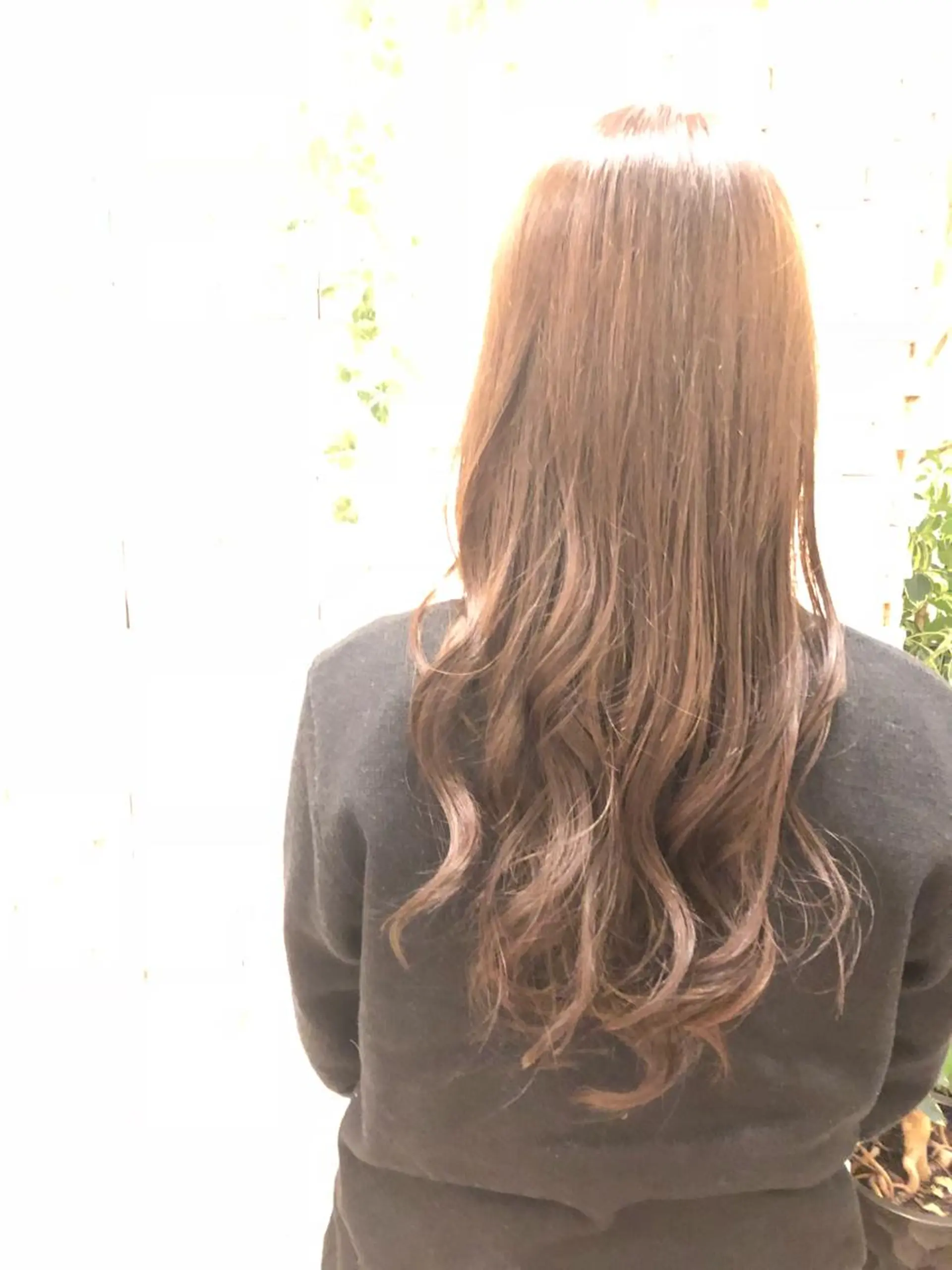 ロング カラー ベージュカラー 🧡艶髪・ゆるふわ style💛ミユのヘアスタイル