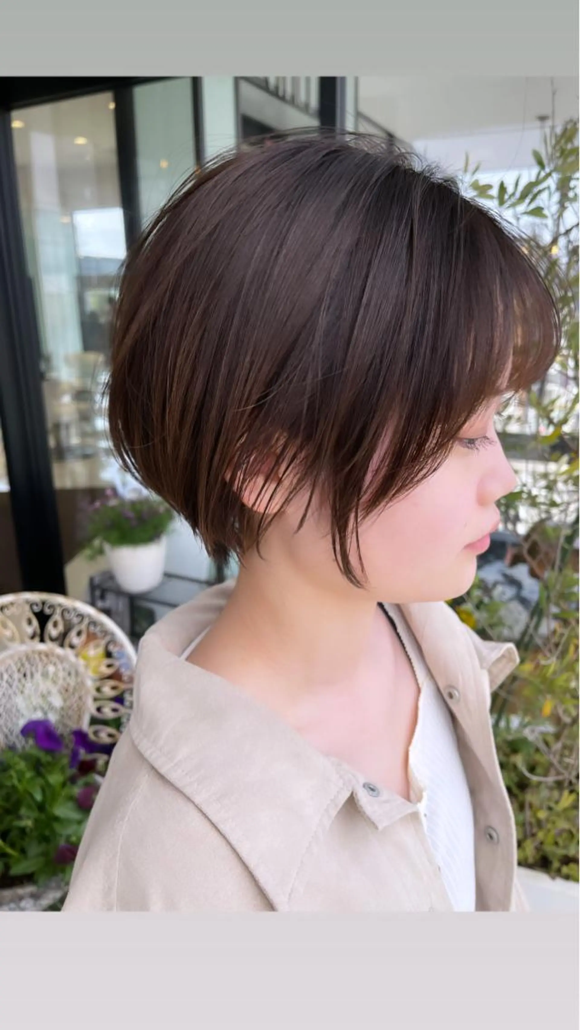 ショート ショートヘア graxi'    グラシー所属・ブリーチ/ハイトーン SERINAのヘアスタイル