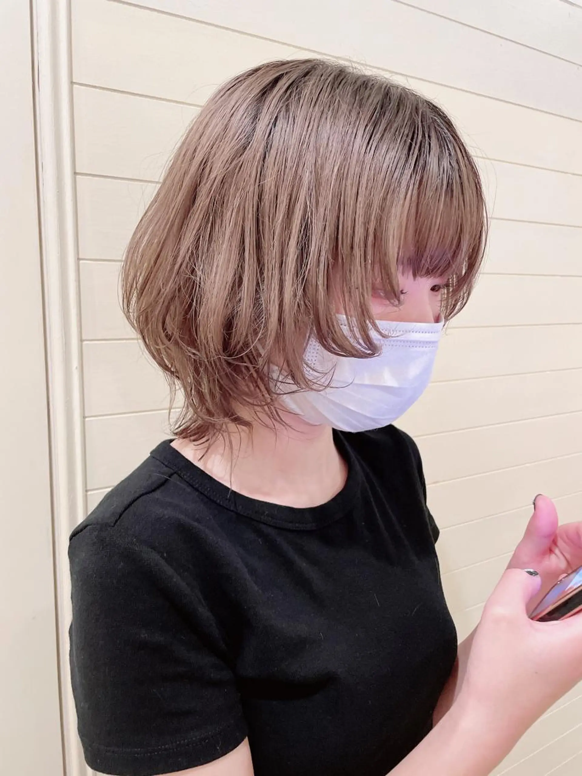 ミディアム レイヤーカット ウルフカット カット 🐺高椋 海/ウルフ/レイヤーのヘアスタイル