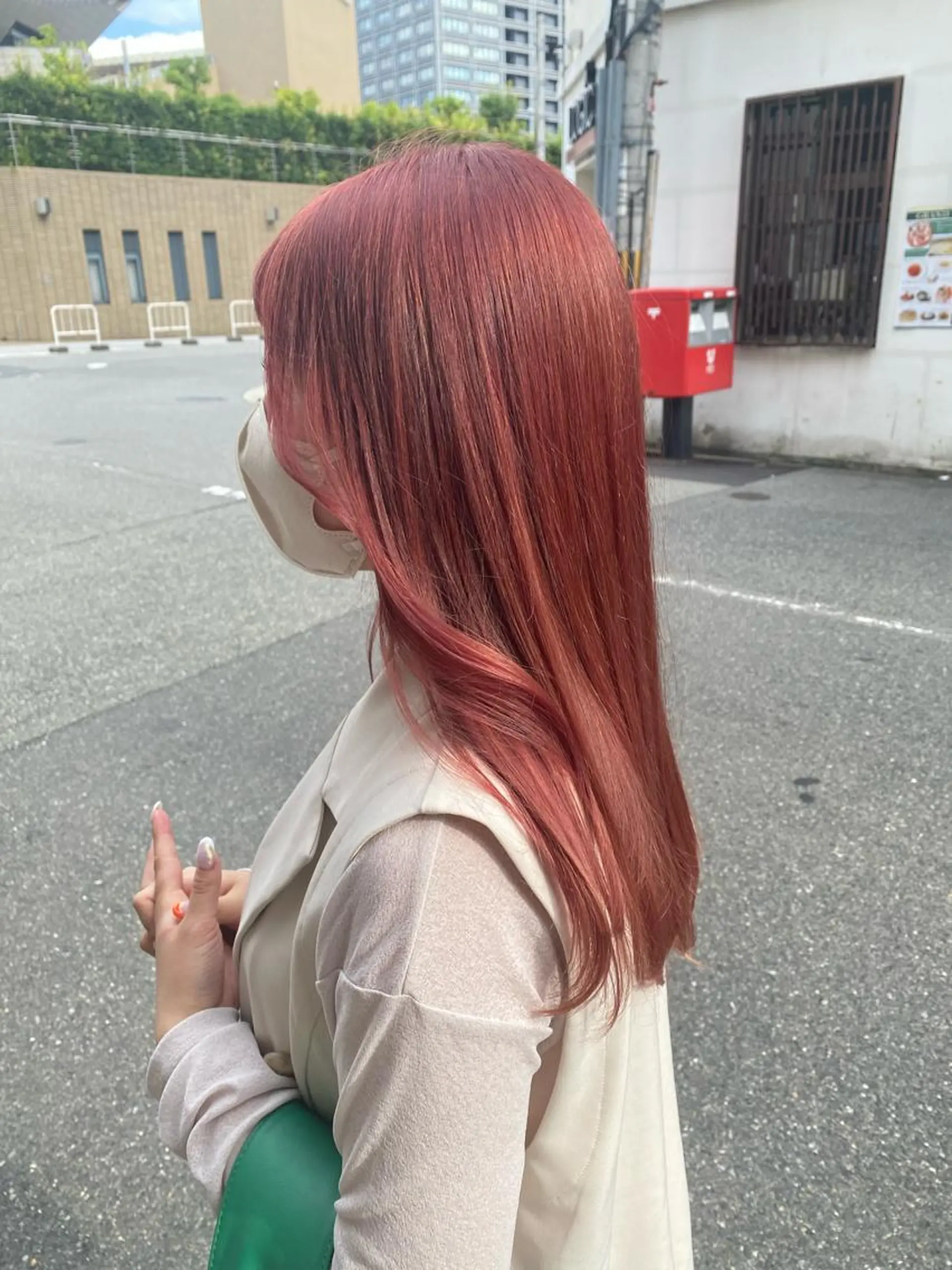 ロング カラー ブリーチ ケアブリーチ 髪質改善 ヨシンモリ 韓国風ヘア clomus所属・YUKA 🍒ツヤ髪改善のヘアスタイル