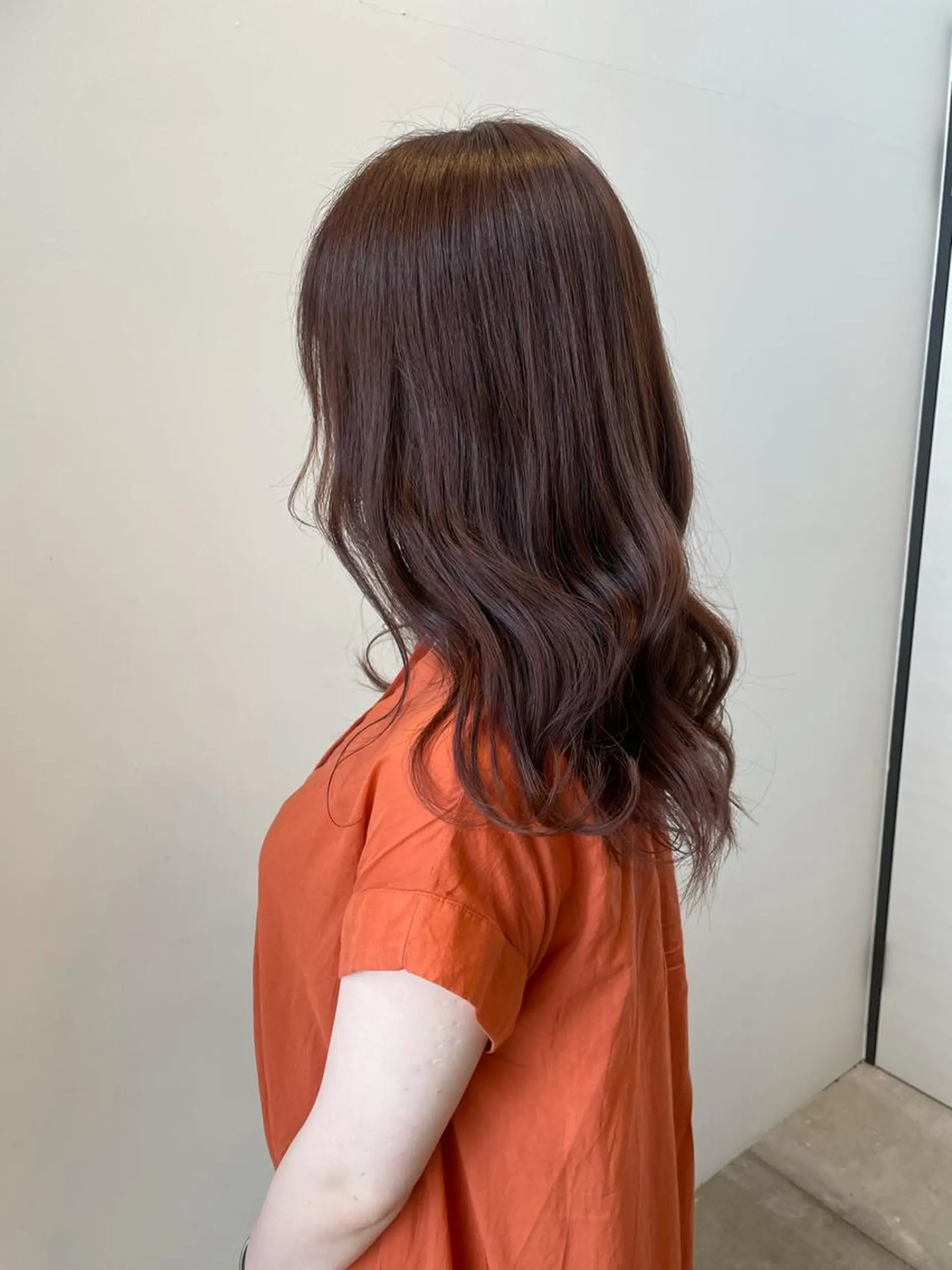 セミロング キノシタ ナオユキのヘアスタイル