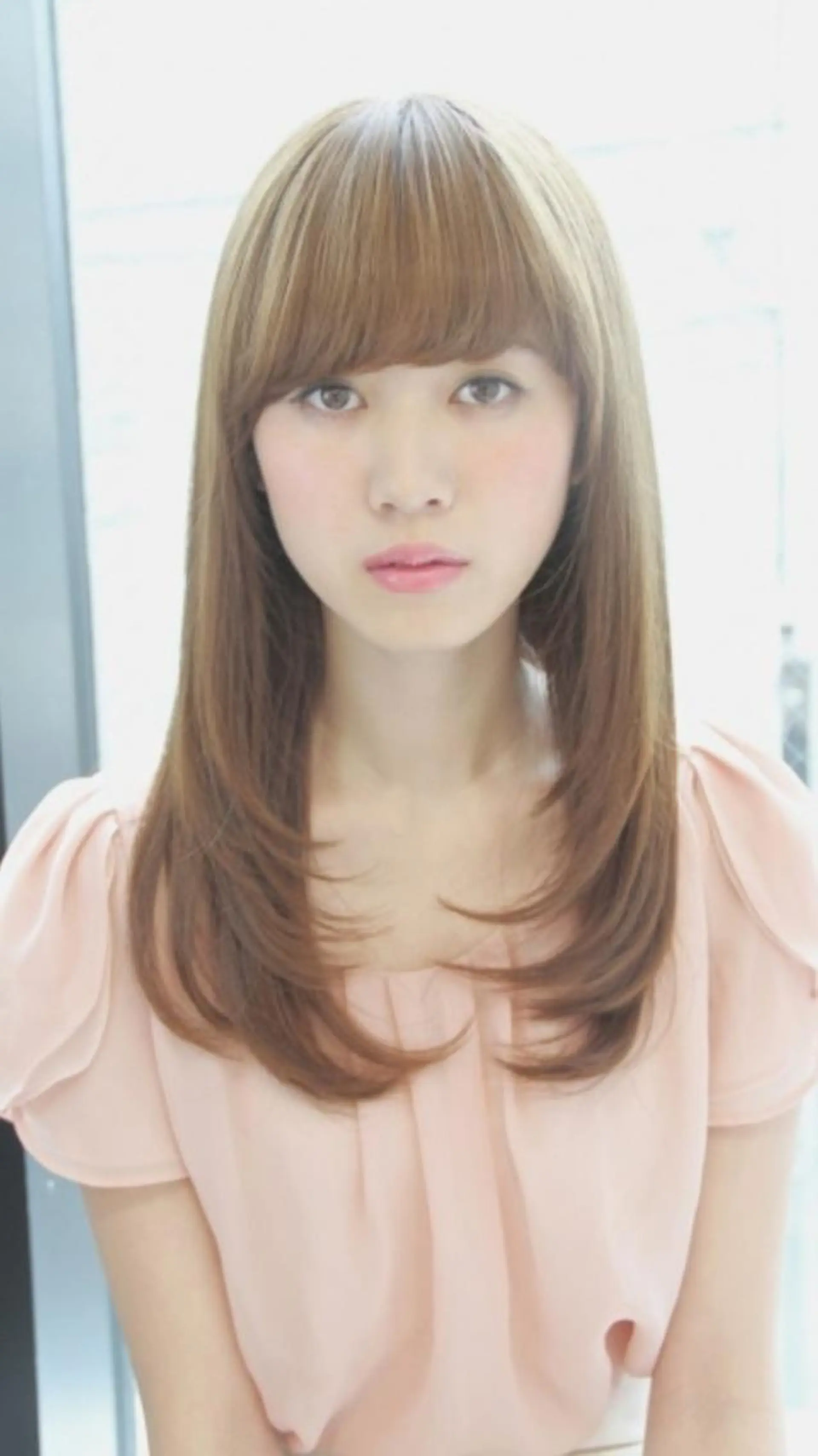 ロング カラー パーマ ロング ストレートパーマ カット 縮毛矯正 【西八王子】Siq  ●FM●オーナーのヘアスタイル