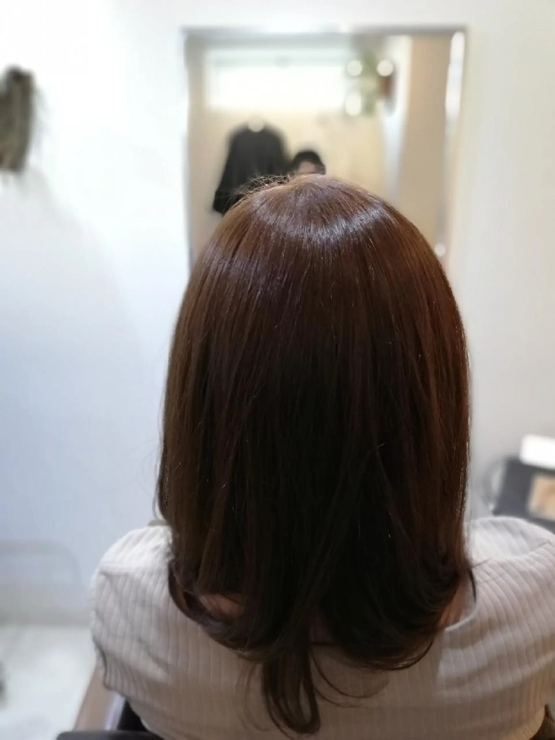 セミロング カラー 北林 弘展のヘアスタイル