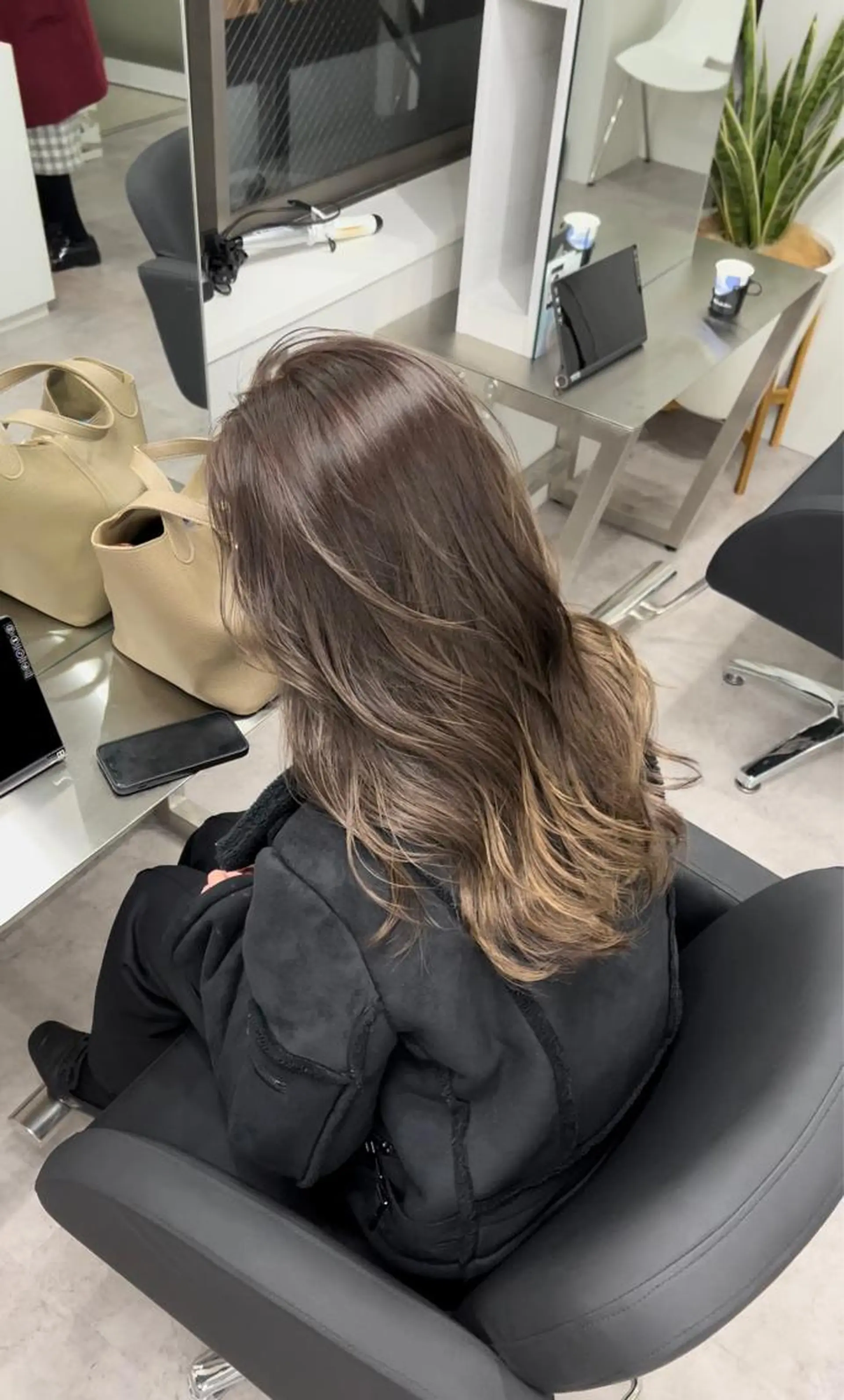 ロング ヘアカラー トリートメント 🫧髪質改善 講師🫧🍎幹細胞のヘアスタイル