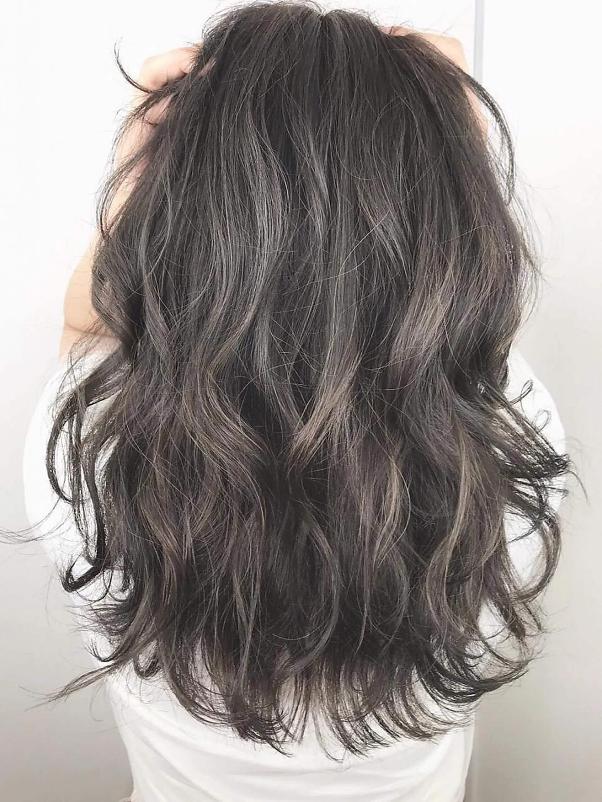 ロング カラー カット ヘアカラー トリートメント 酸性ストレート/ブリ ーチなし/中村 匠のヘアスタイル