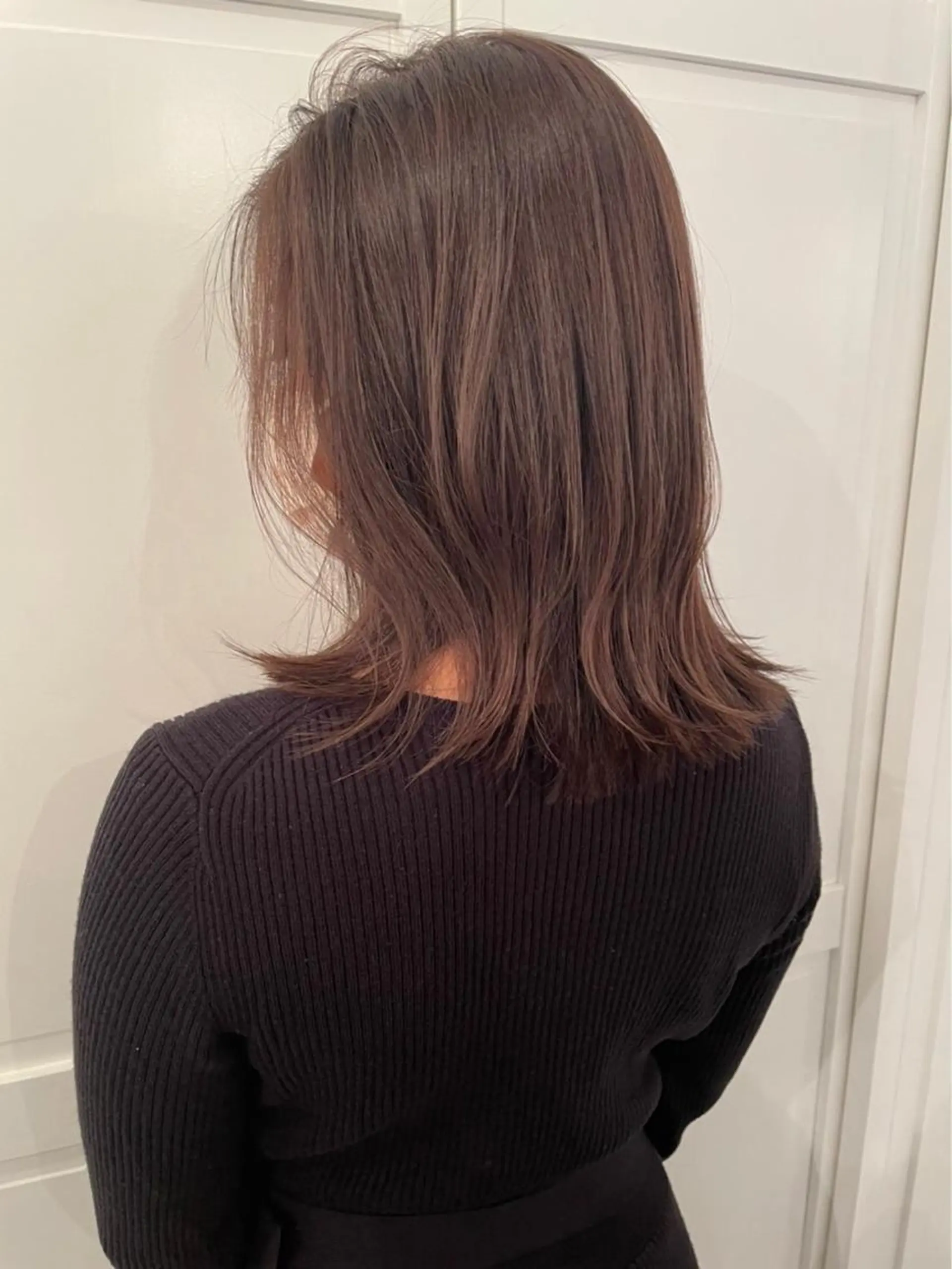 カラー ブリーチカラー🎀 韓国風/寺門美優のヘアスタイル