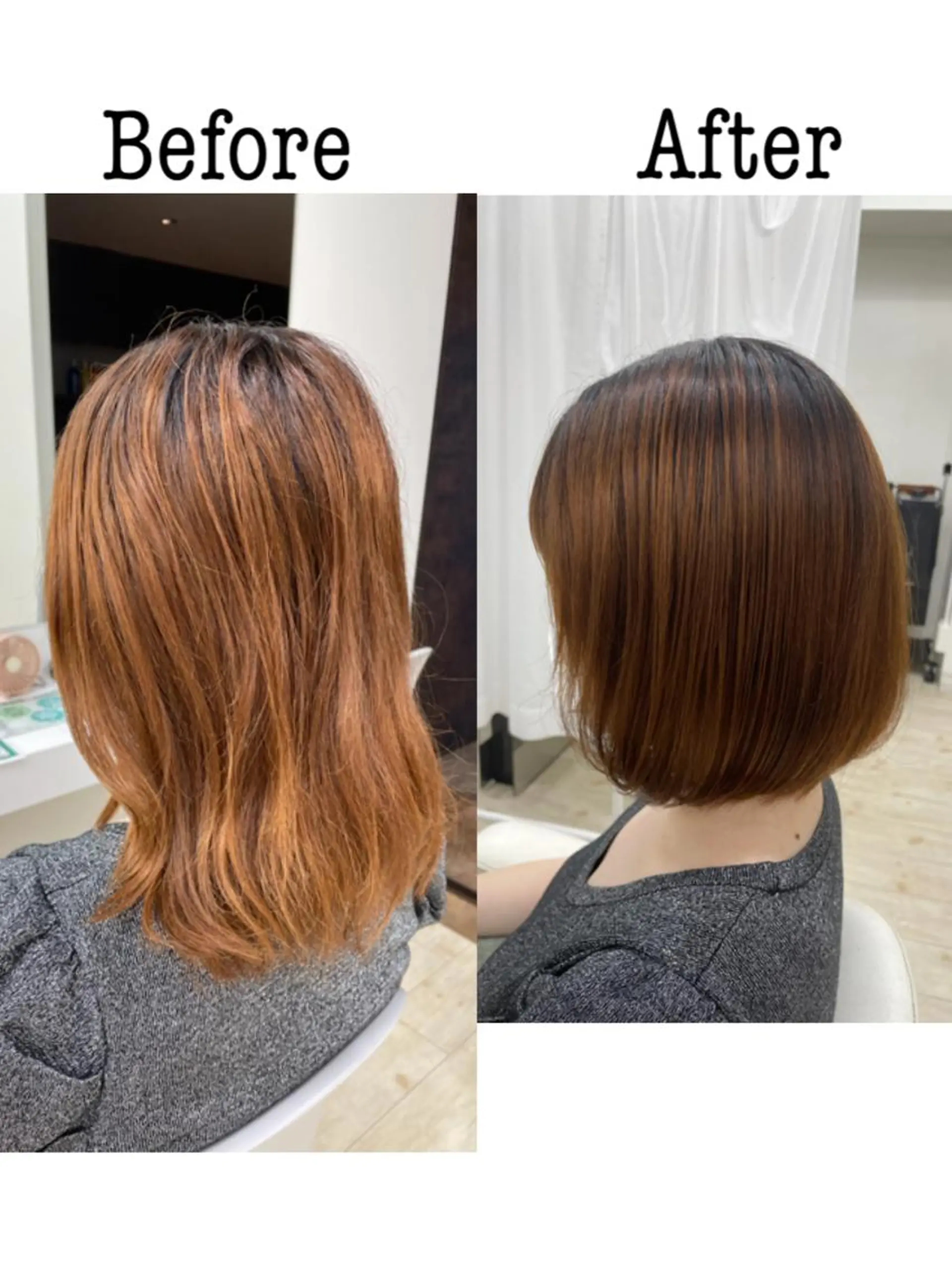 ミディアム ボブ 心斎橋/海外レイヤー 募集中三好玲奈のヘアスタイル