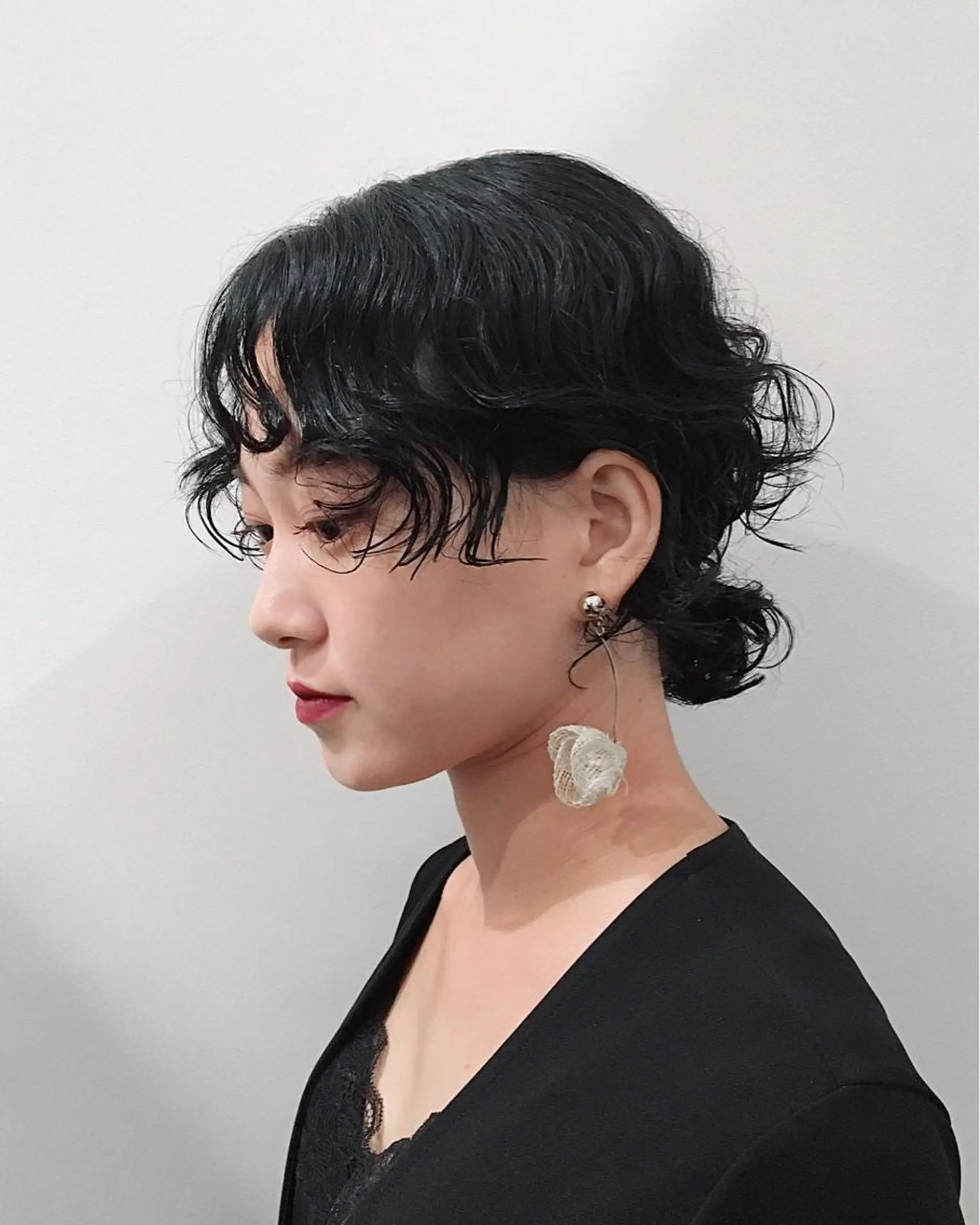 ミディアム ヘアアレンジ ウルフカット カット ヘアカラー トリートメント ヘアセット GOTODAY SHAiRE SALON原宿本店所属・【デザイナー】 アシカワカイトのヘアスタイル