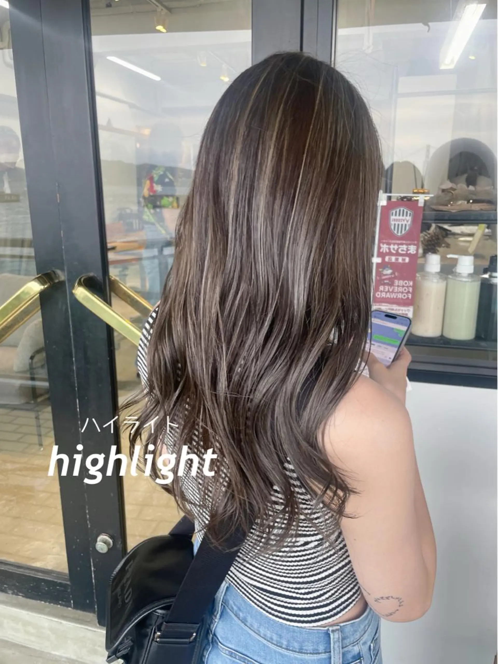 ロング カット ヘアカラー トリートメント 藤本 静香のヘアスタイル