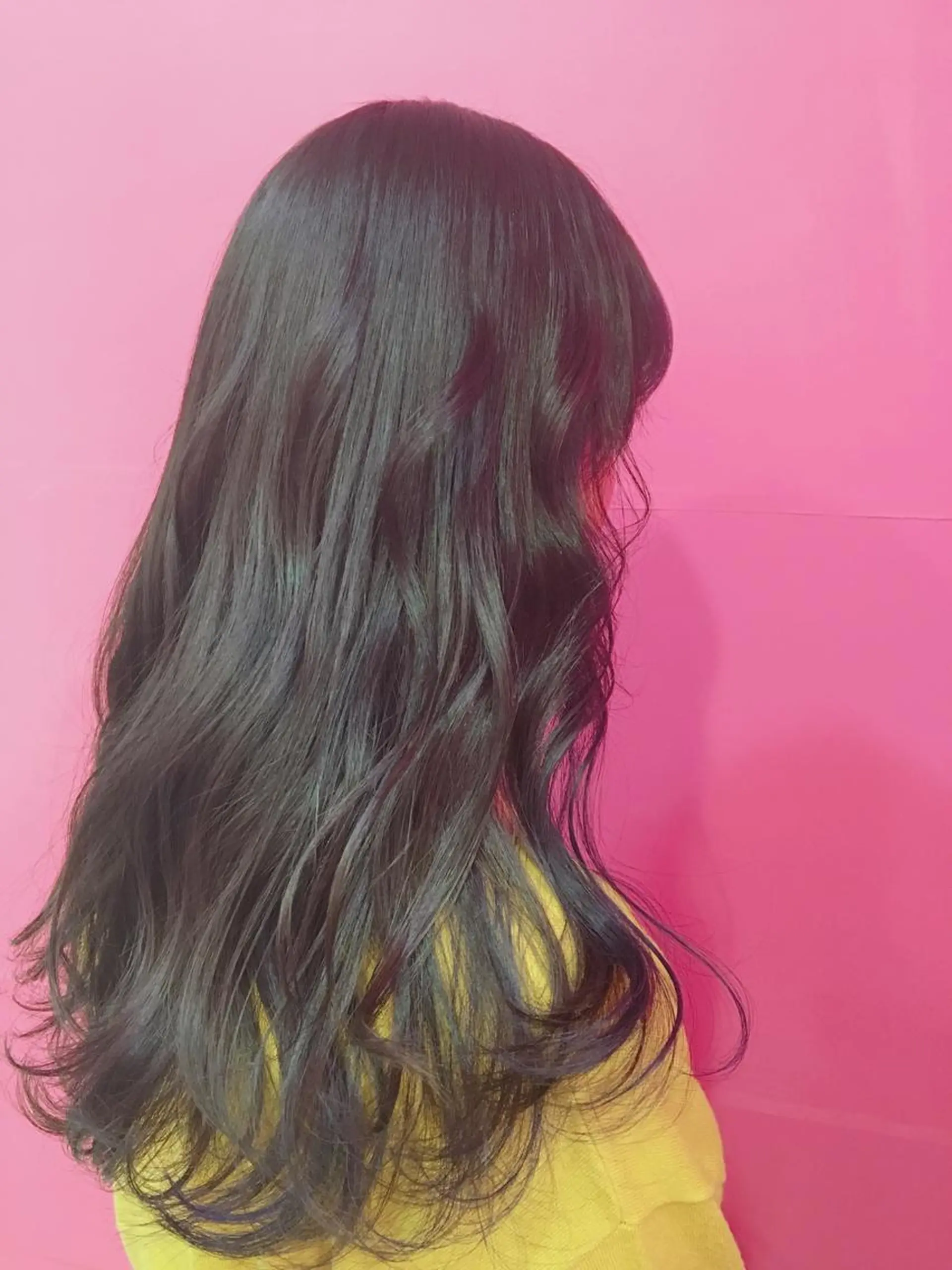 ロング カラー 透明感カラー グレージュ LiNA🌿藤原 茉莉花のマツエク・マツパデザイン