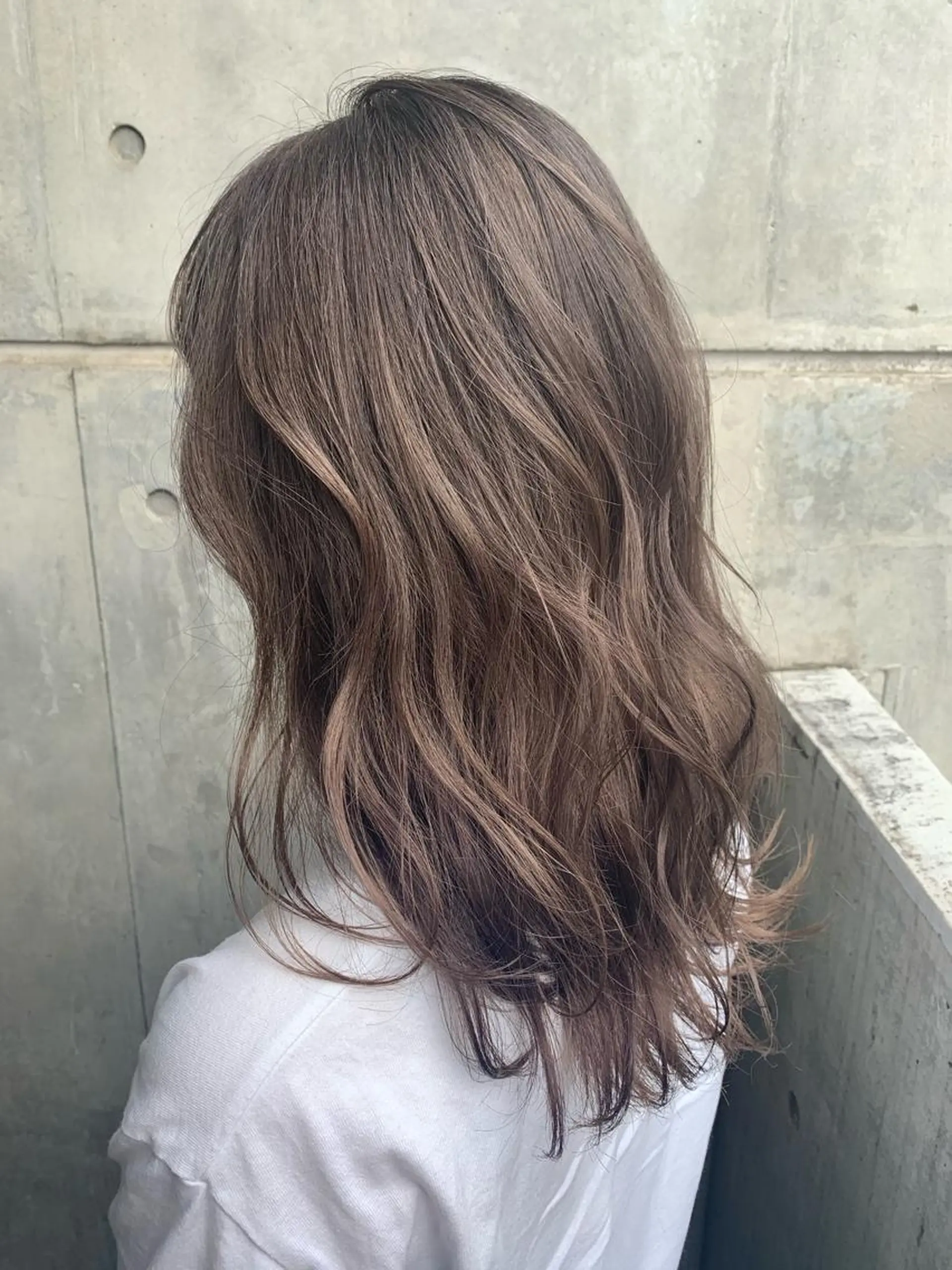 セミロング カラー 髪質改善/縮毛/新宿 🫧SUZUKA🫧のヘアスタイル