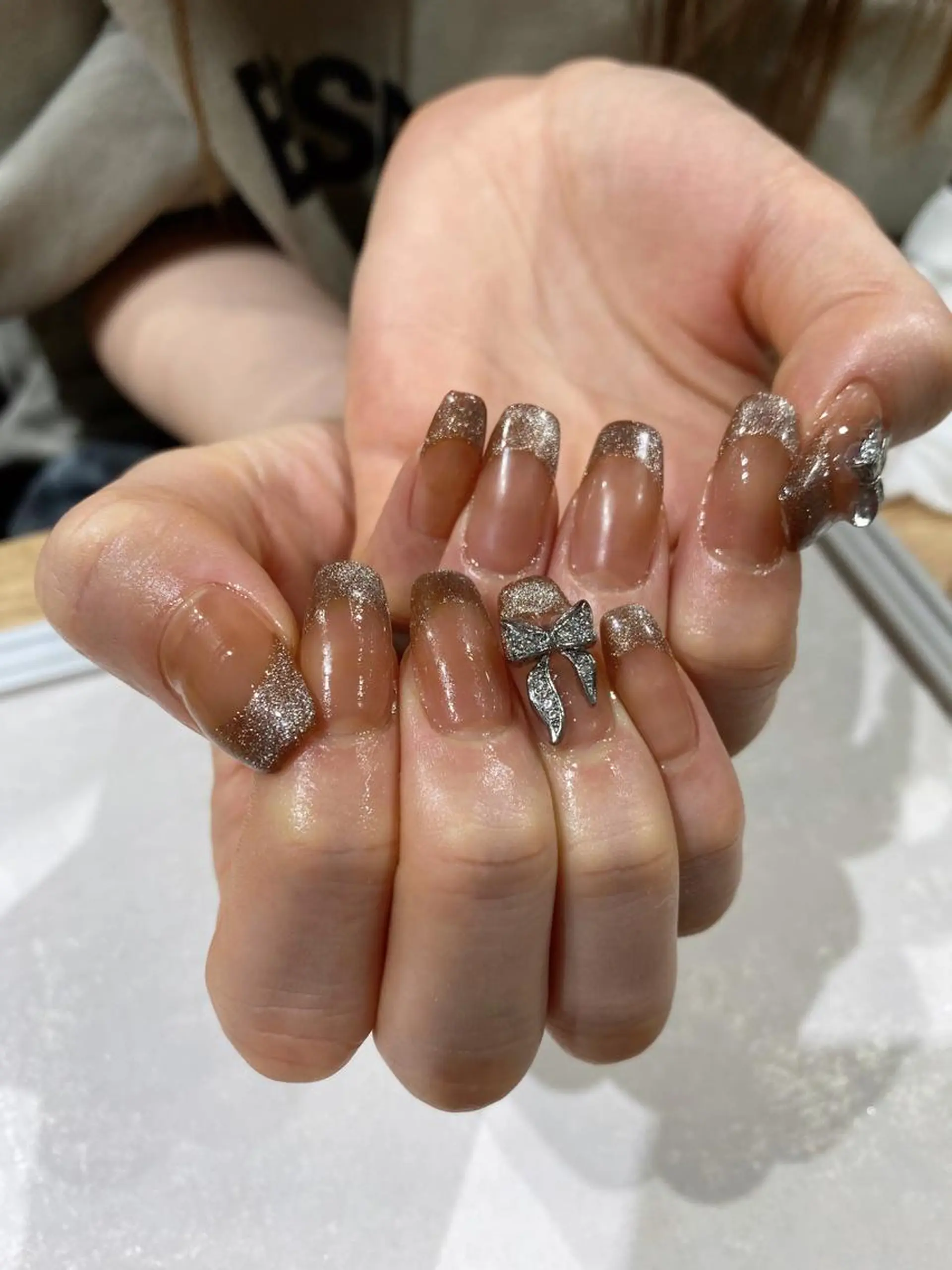 ミディアム ハンドネイル Nail  R💫 naoのネイルデザイン