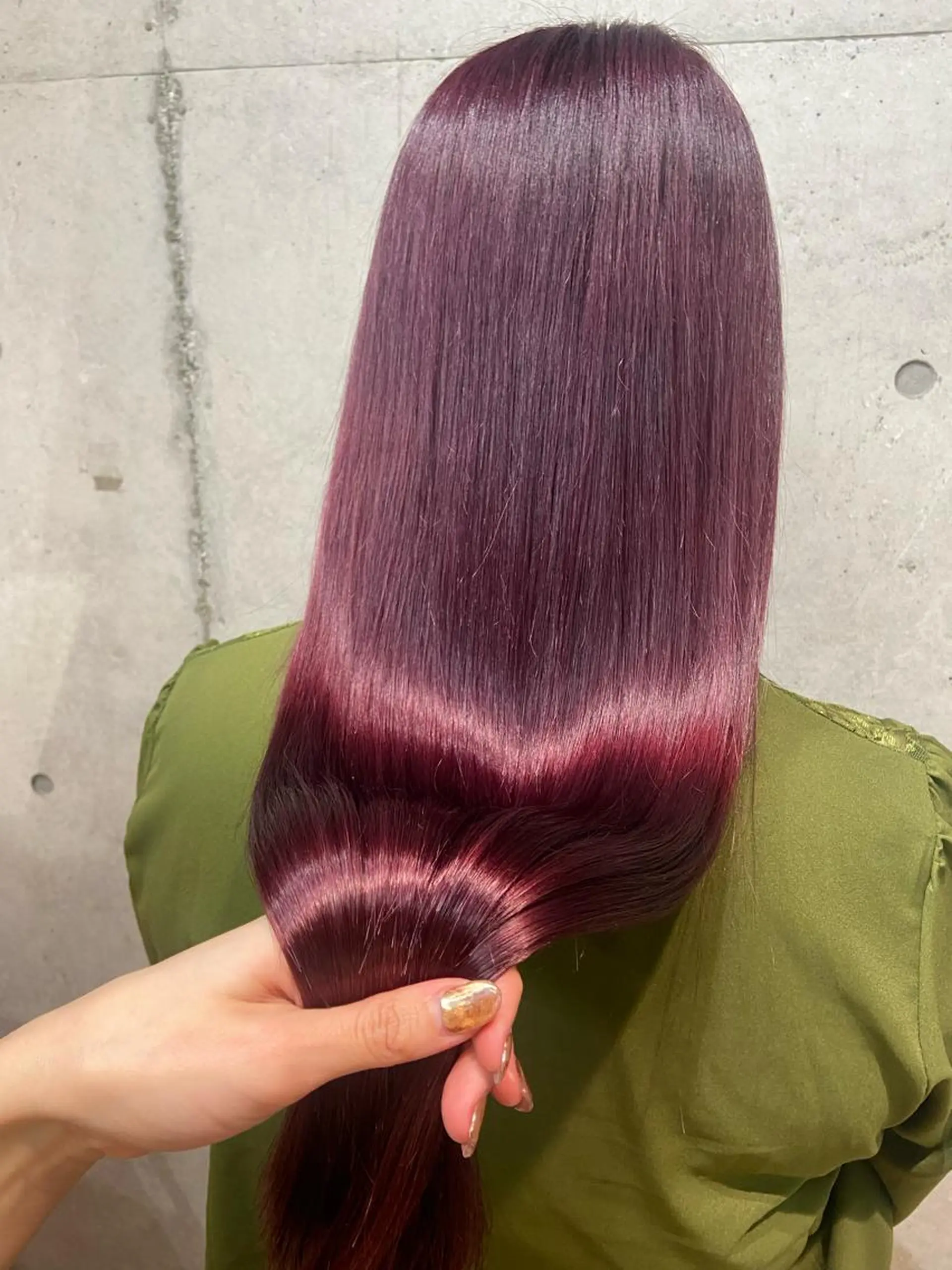 ロング カラー ヘアカラー トリートメント 🧸プルエクステ❤︎ ネイルKAO🧸のヘアスタイル