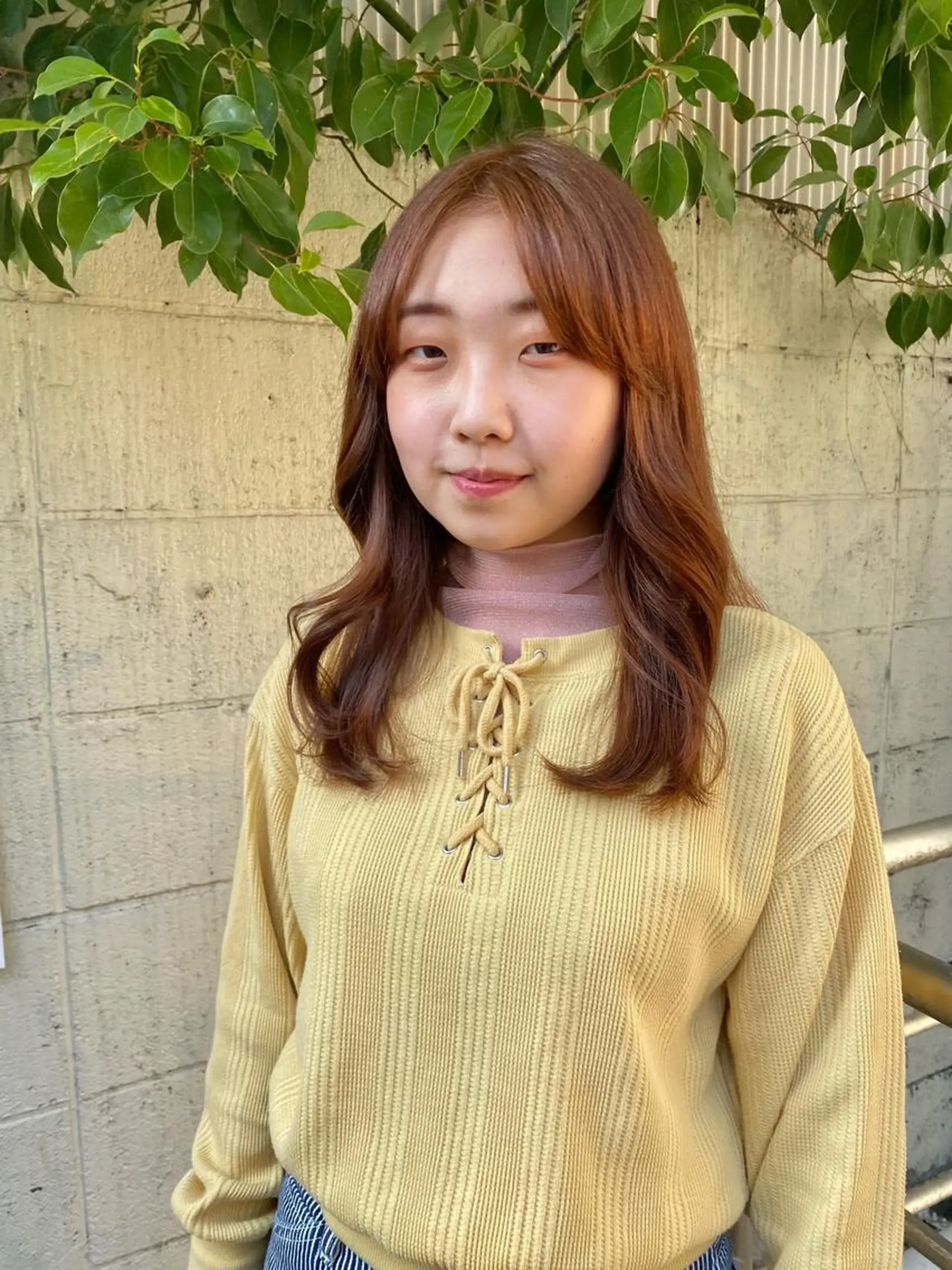 ミディアム カラー les baladins du miroir所属・🍃YURI 🍃のヘアスタイル