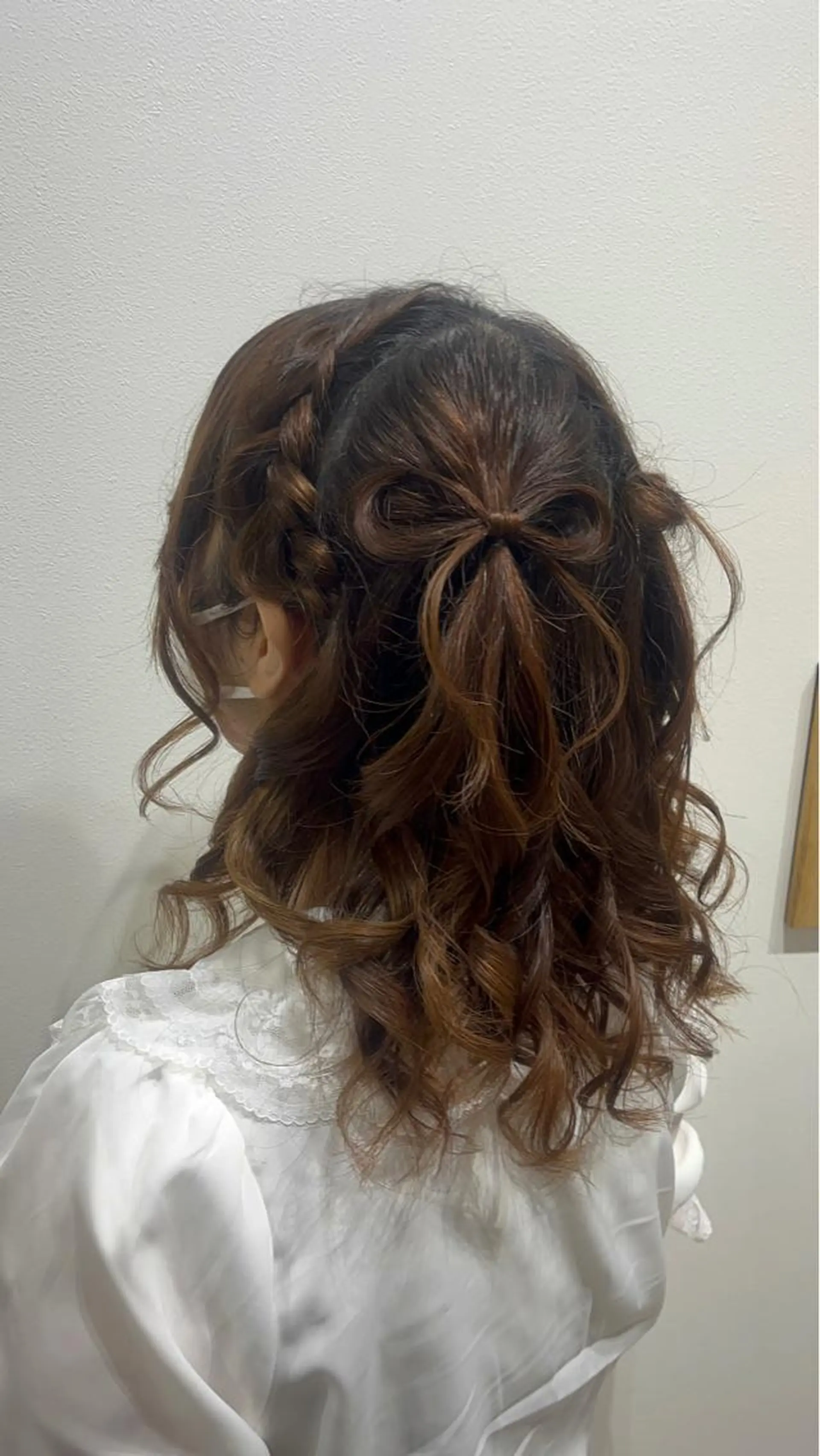 ミディアム ヘアアレンジ ヘアセット 🫧ぷる艶カラー🫧 Yuubi🦩のヘアスタイル