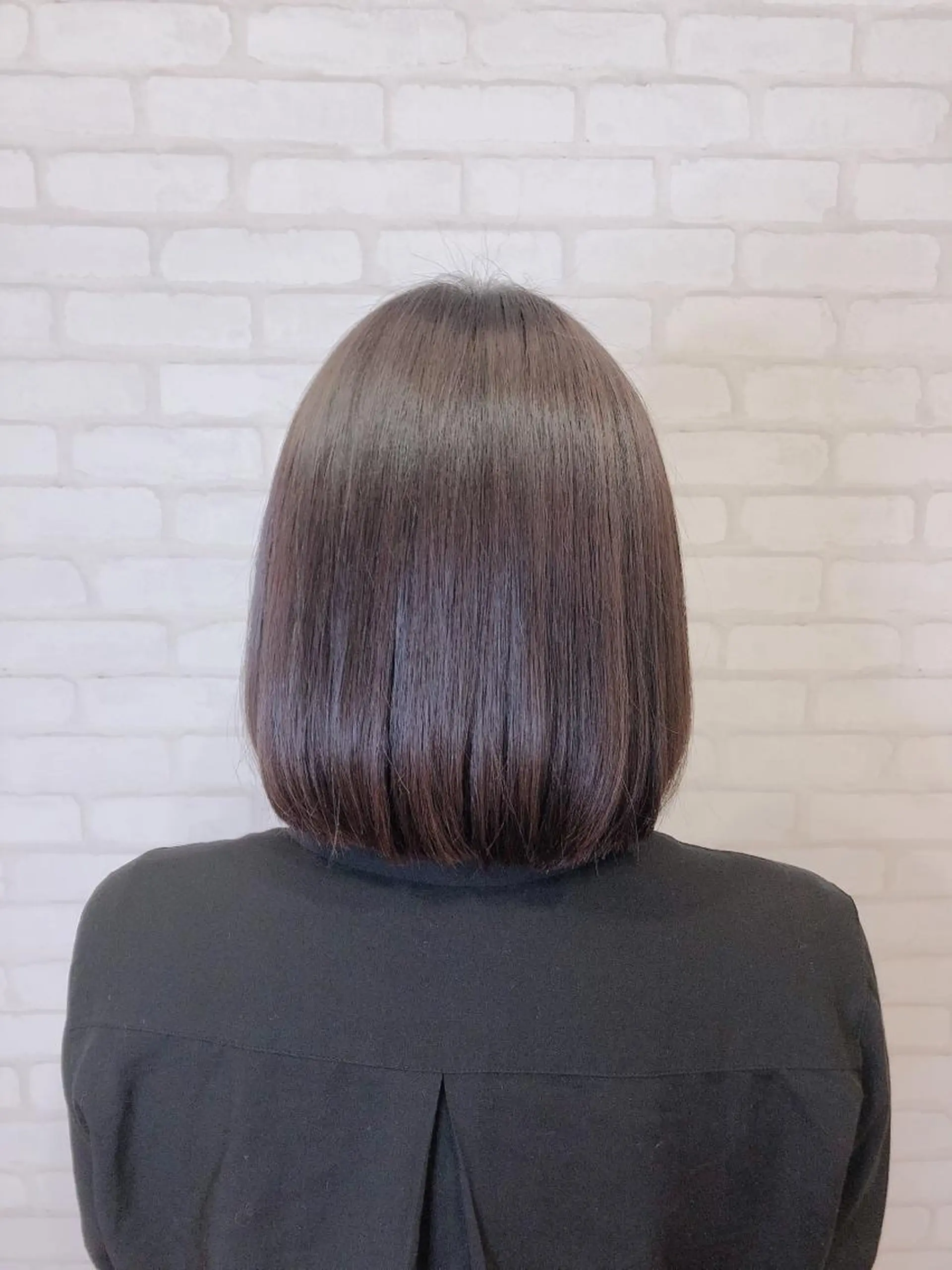 ミディアム ケアカラー 髪質改善 トリートメント ミヤザキ タクトのヘアスタイル