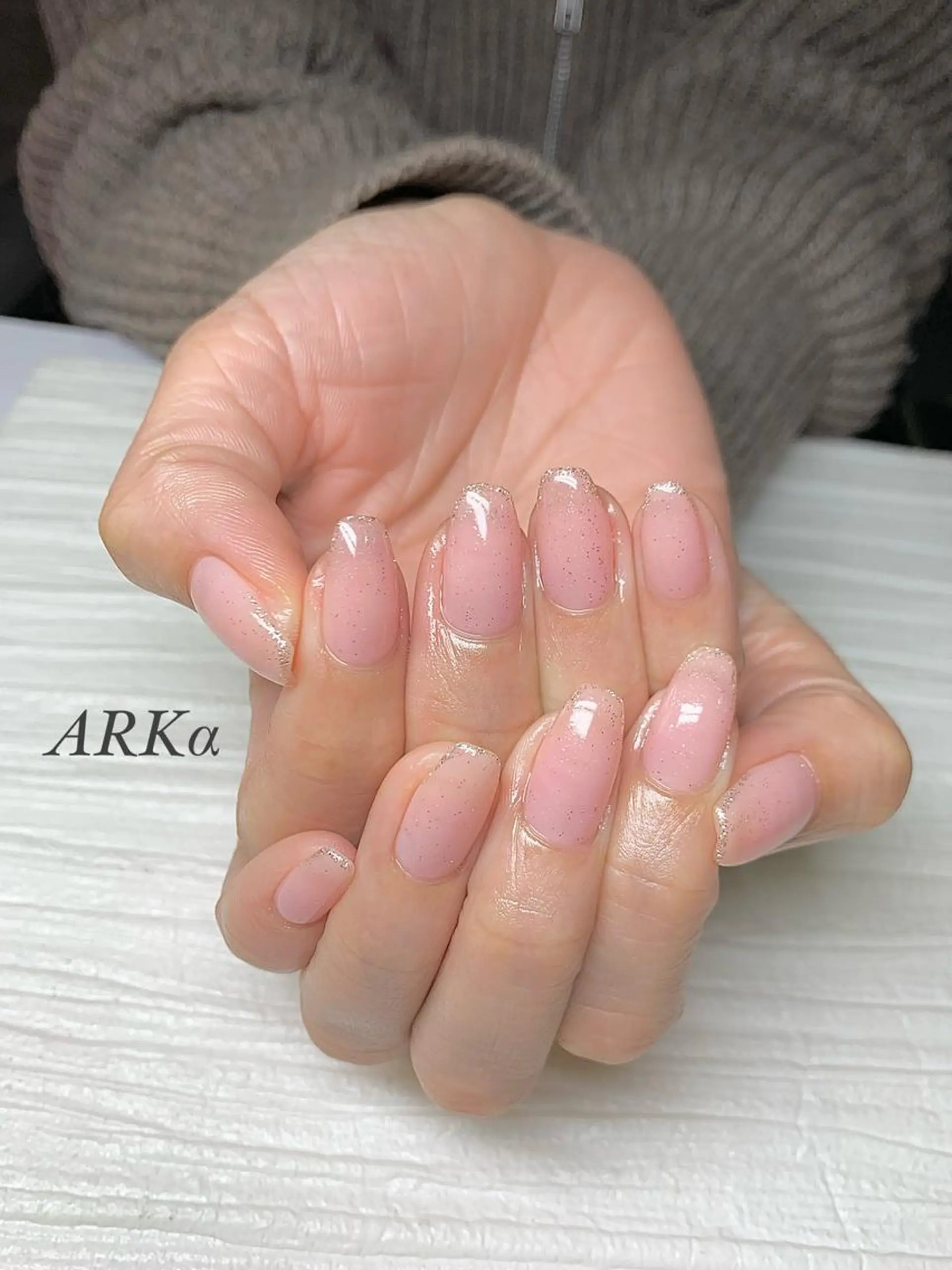 セミロング ネイル Nailsalon ARKαのネイルデザイン