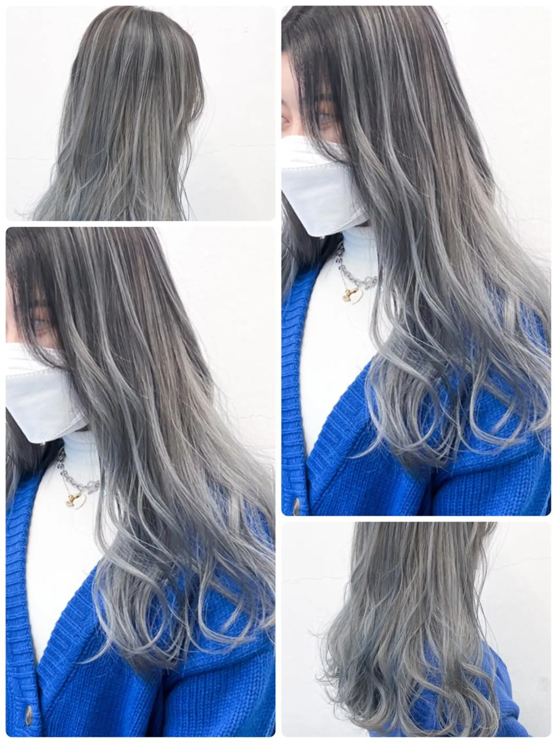 ロング カラー パーマ ヘアアレンジ メンズ キッズ nico TOKYO 渋谷所属・ブリーチ　ハイトーン 特化🌈フジタハルキのヘアスタイル