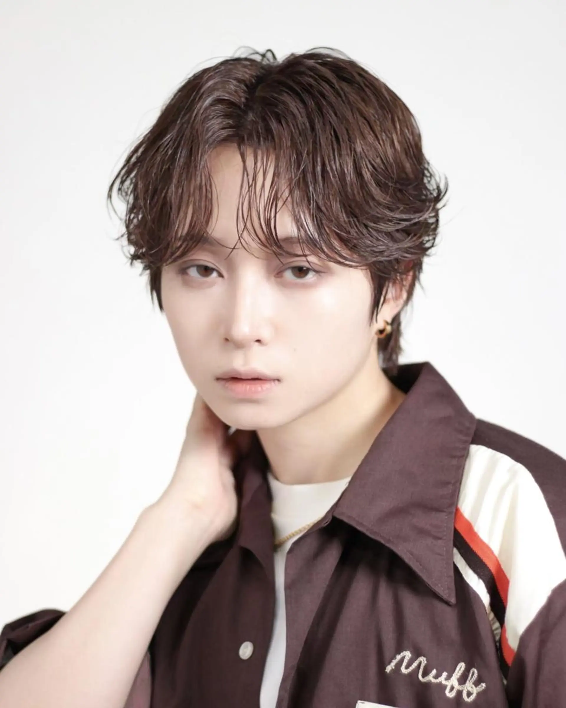 メンズ カット ヘアカラー 🔥パーマで大人な色 気🔥BLUCK札幌のヘアスタイル