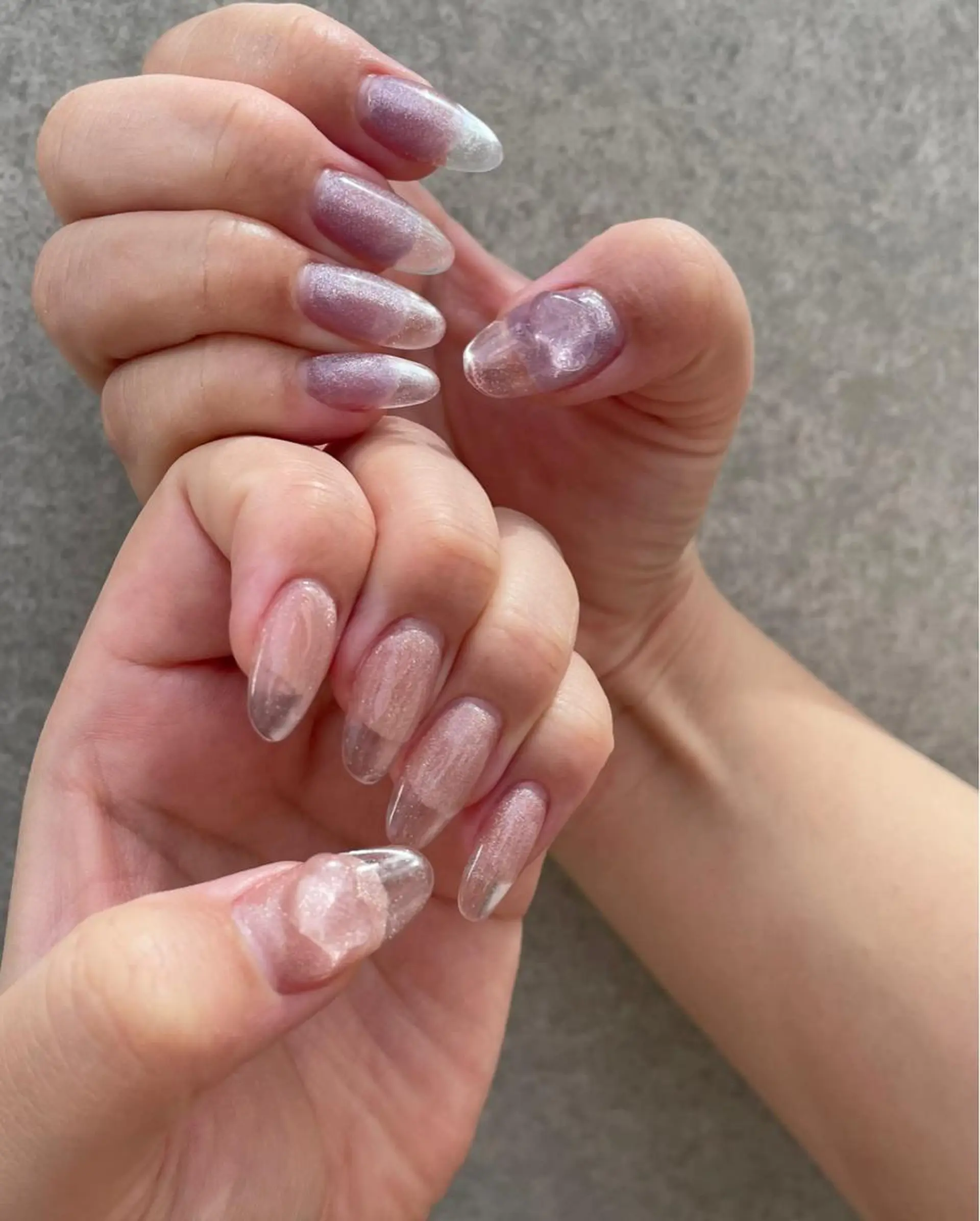 ネイル アートネイル クリアネイル ジェルネイル マグネットネイル 持ち込み ハンドネイル Soeur ネイリストのネイルデザイン