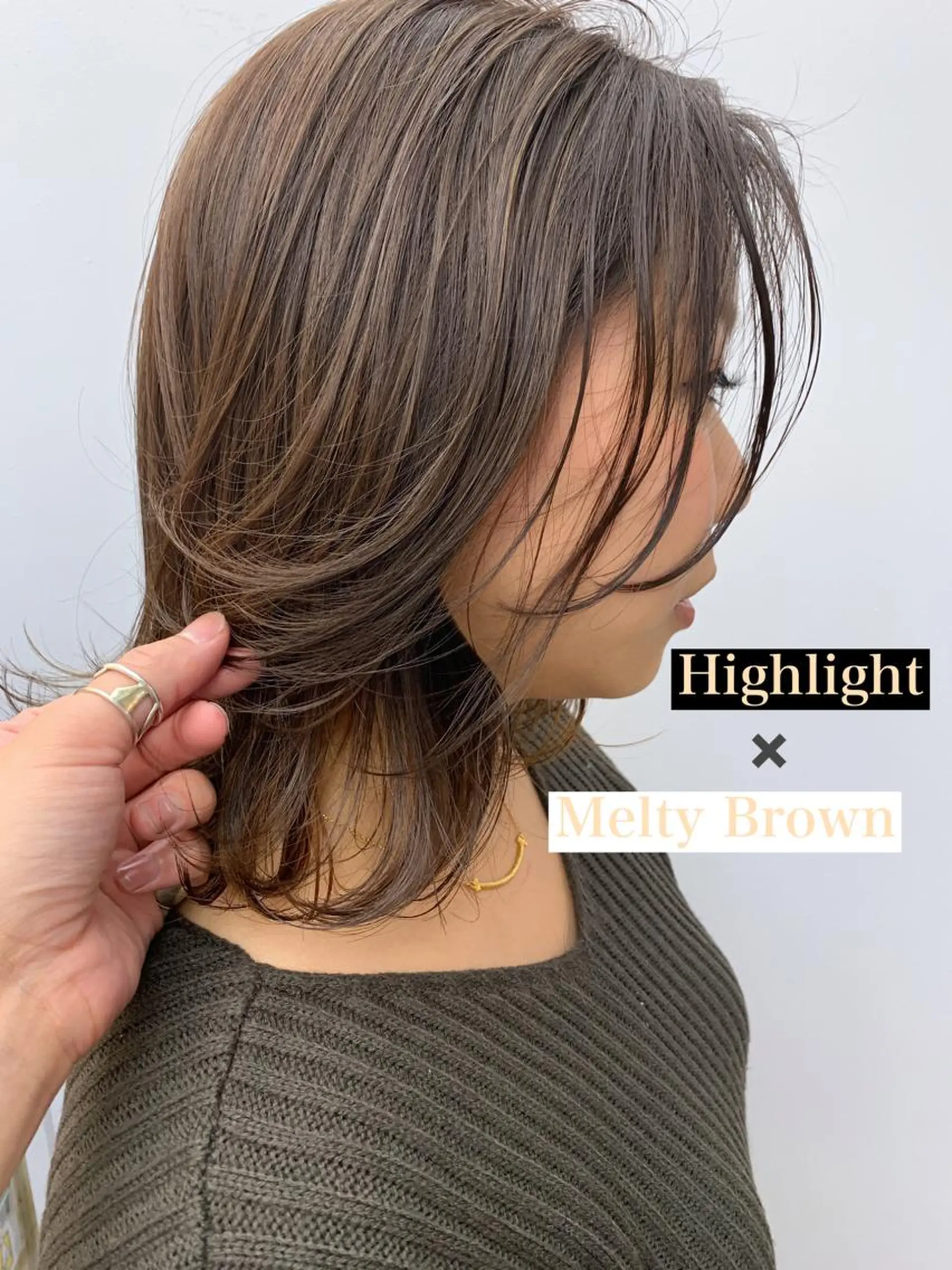 ミディアム カラー ブラウンカラー ハイライトカラー イルミナカラー ハイライト カット パーマ ヘッドスパ Deseo 髪質改善 店長🫧ダイトのヘアスタイル