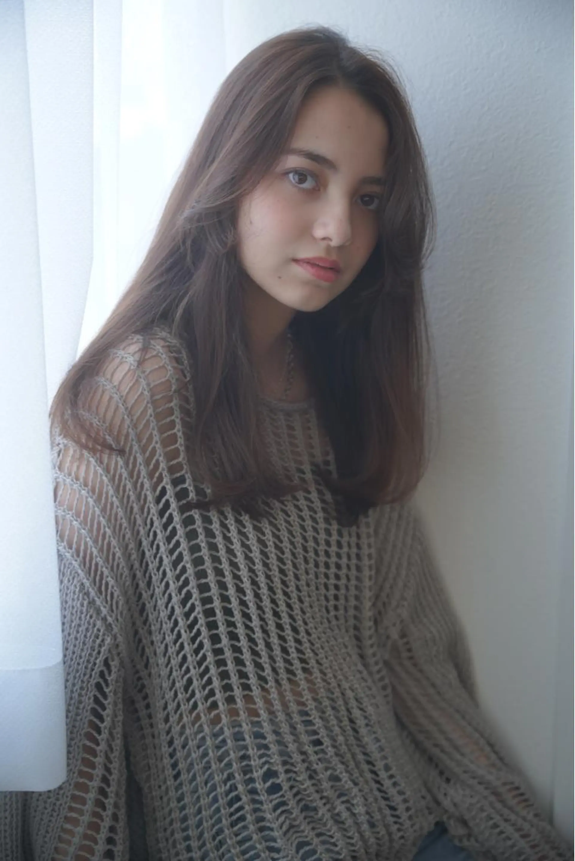 ロング 艶髪/透明感/ 三宅晴香のヘアスタイル